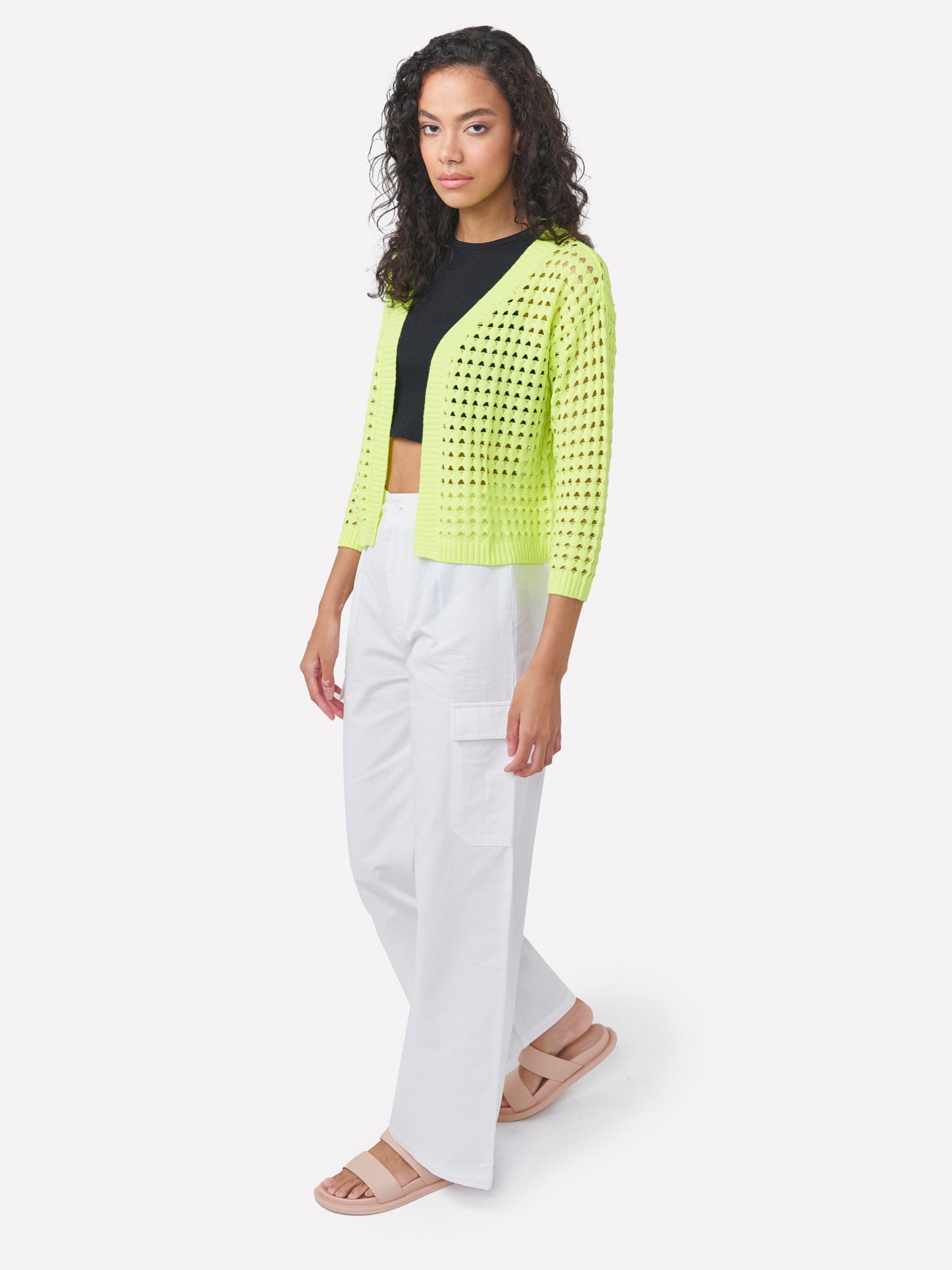 Pointelle Cardigan