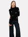 DITSY SKI EMBROIDERY MOCK NECK