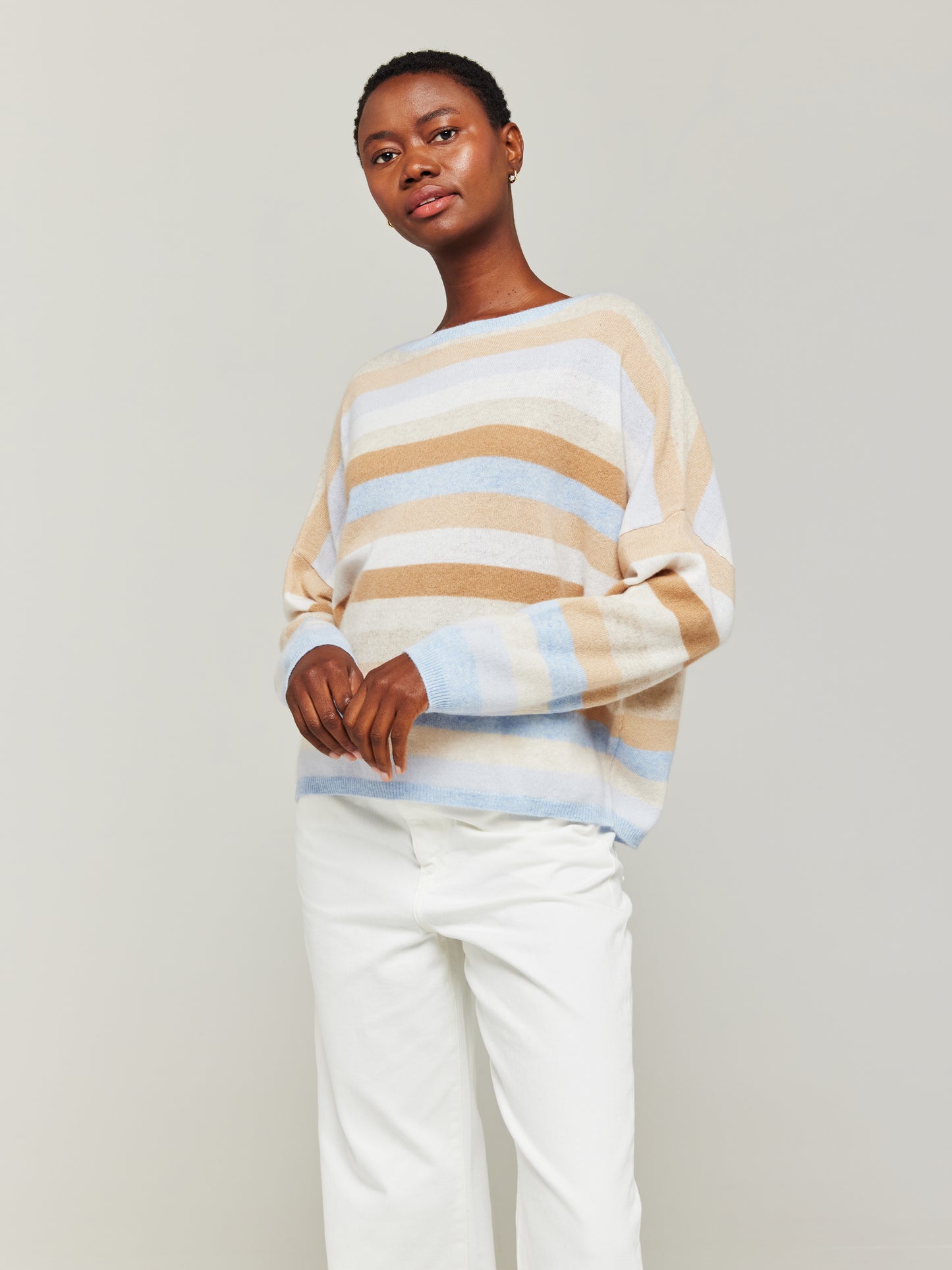 Doris Stripe Cashmere Jumper