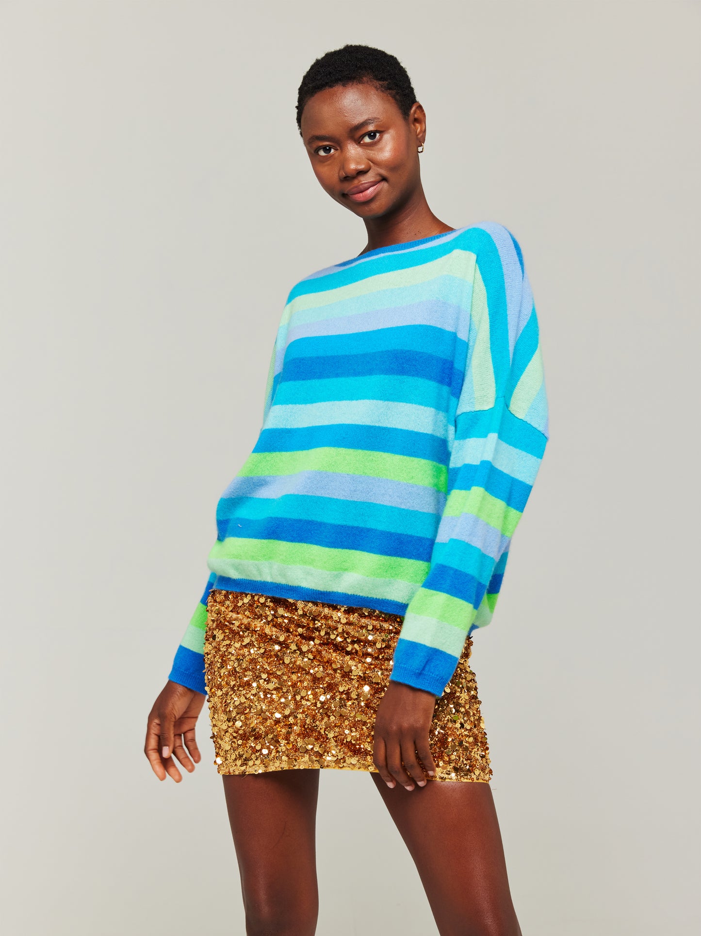 Doris Stripe Cashmere Jumper