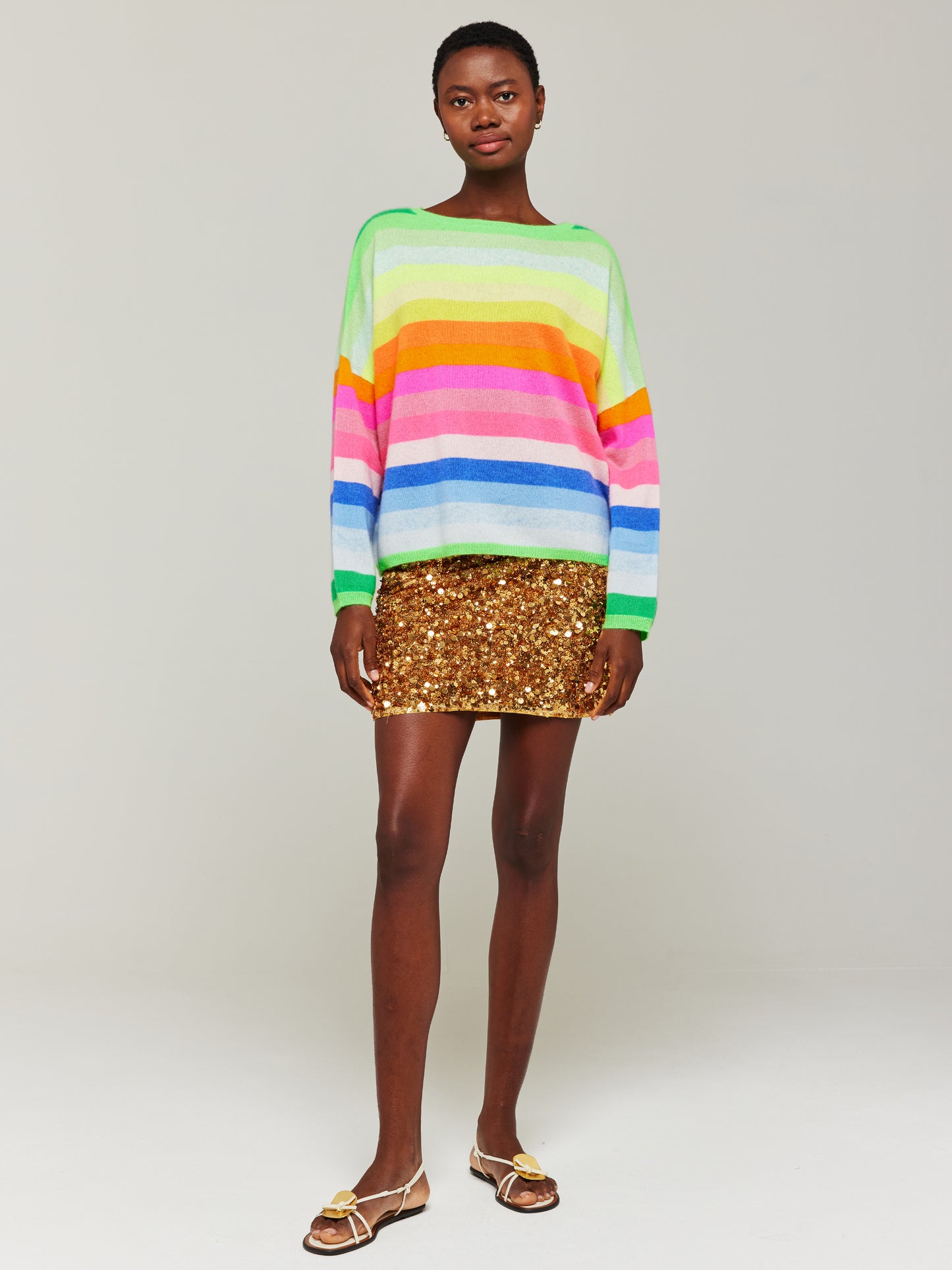 Doris Stripe Cashmere Jumper