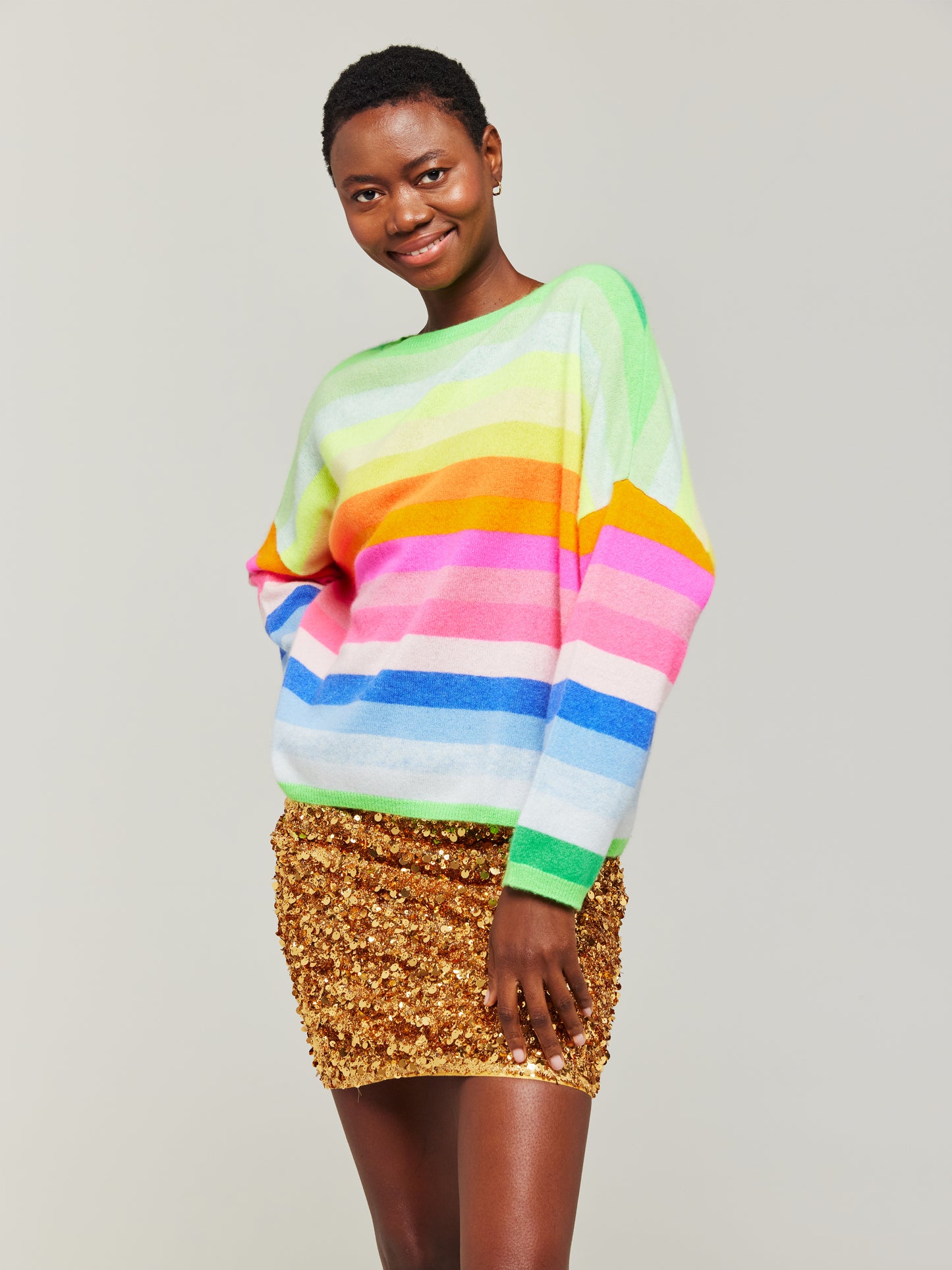 Doris Stripe Cashmere Jumper