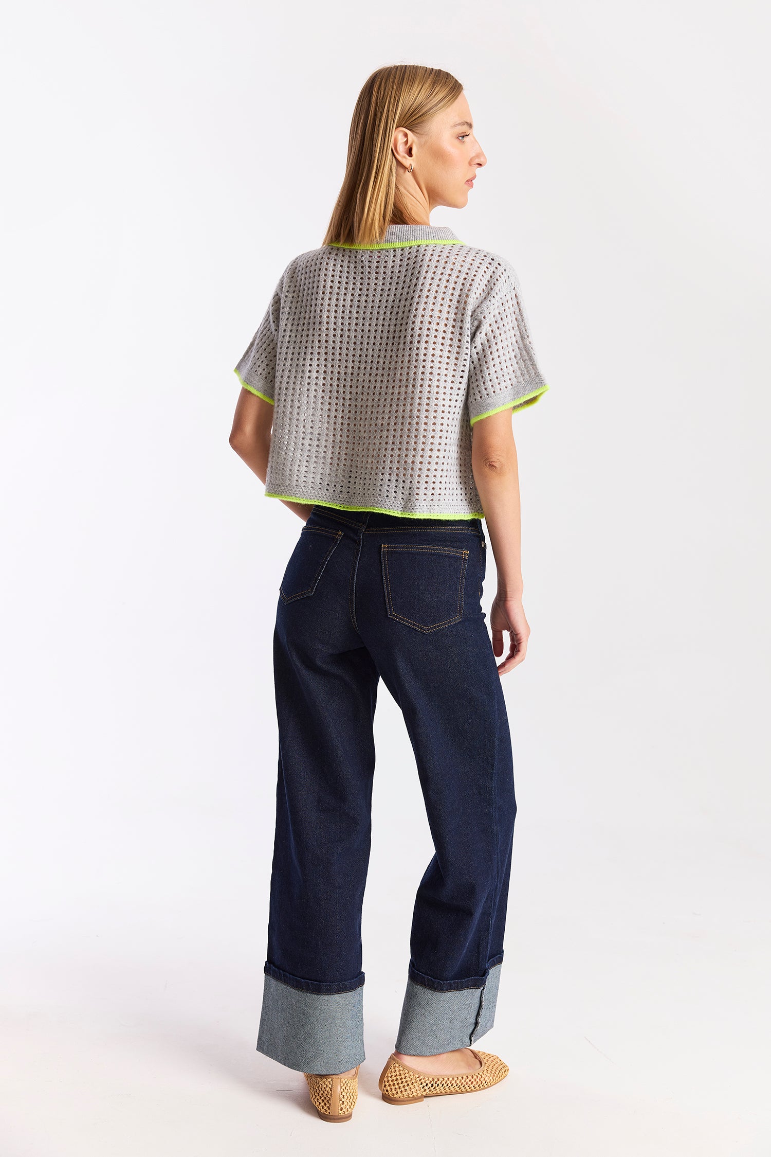 SHORT SLEEVE CASHMERE JACKET