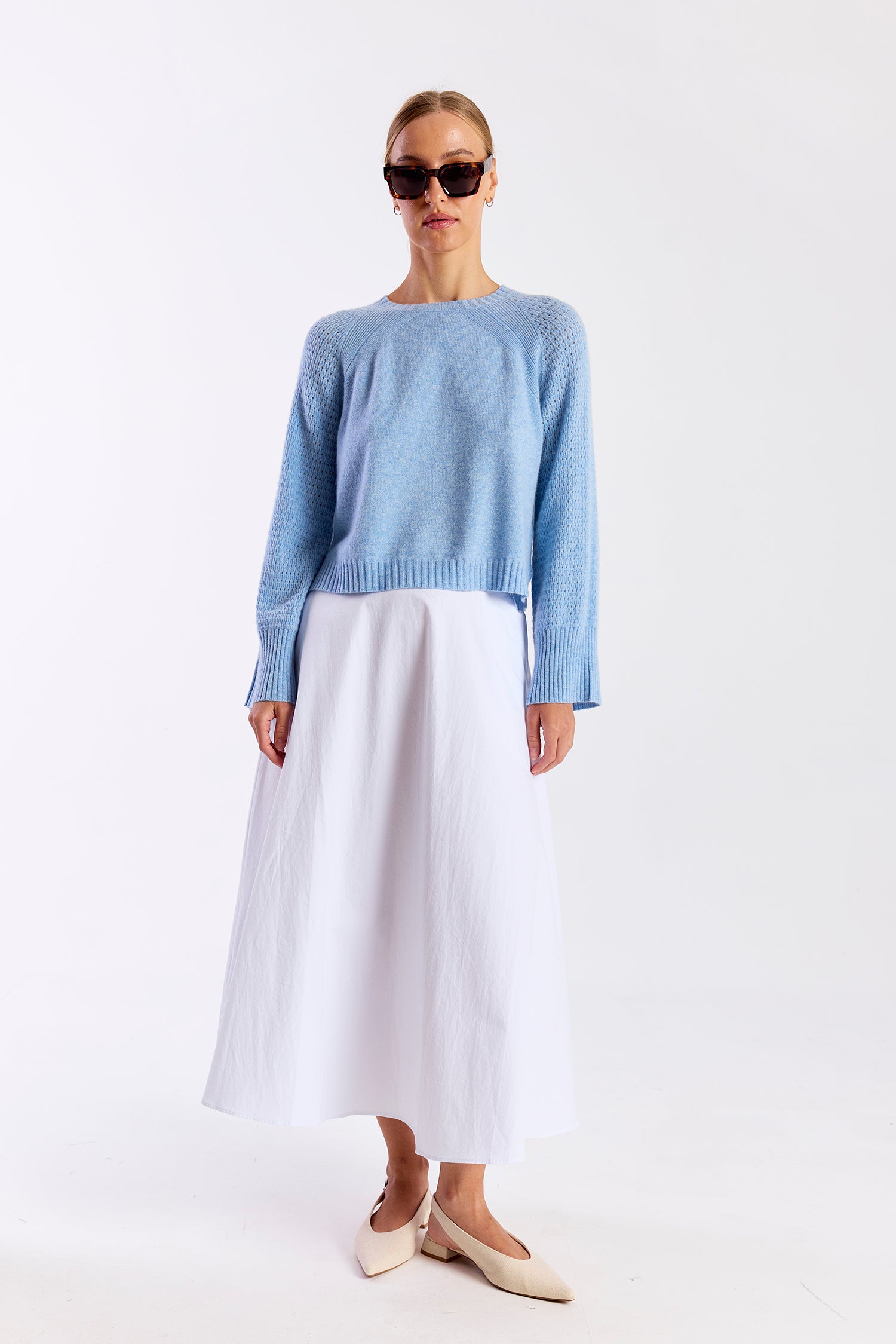 NATALIE POINTELLE CASHMERE CREW