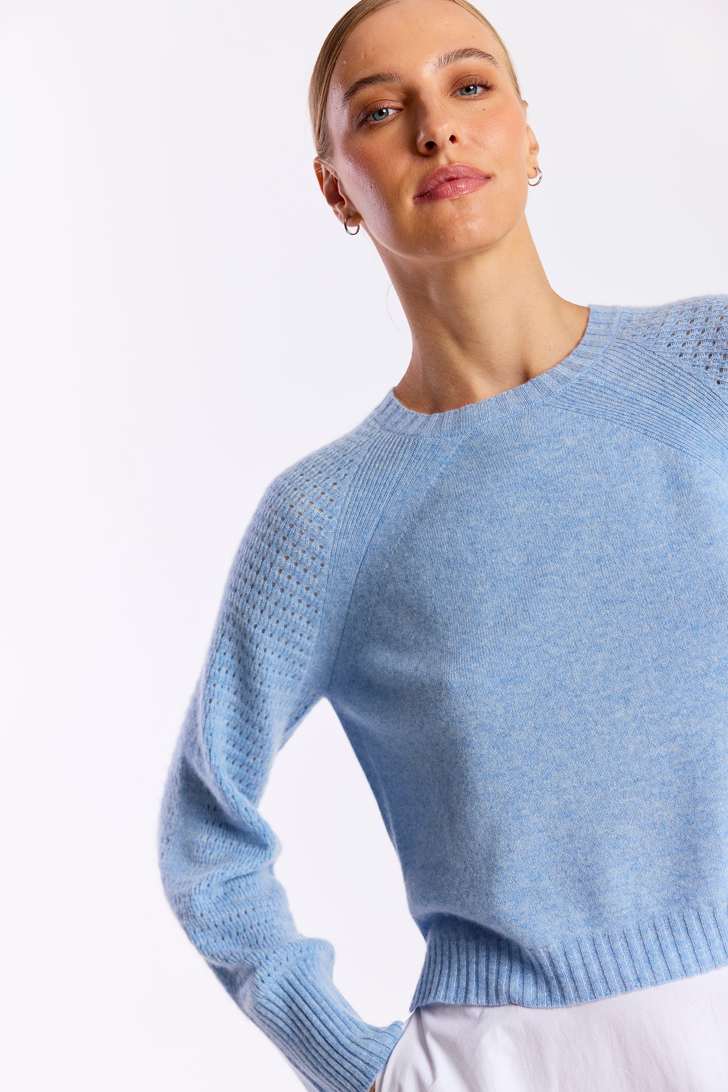 NATALIE POINTELLE CASHMERE CREW