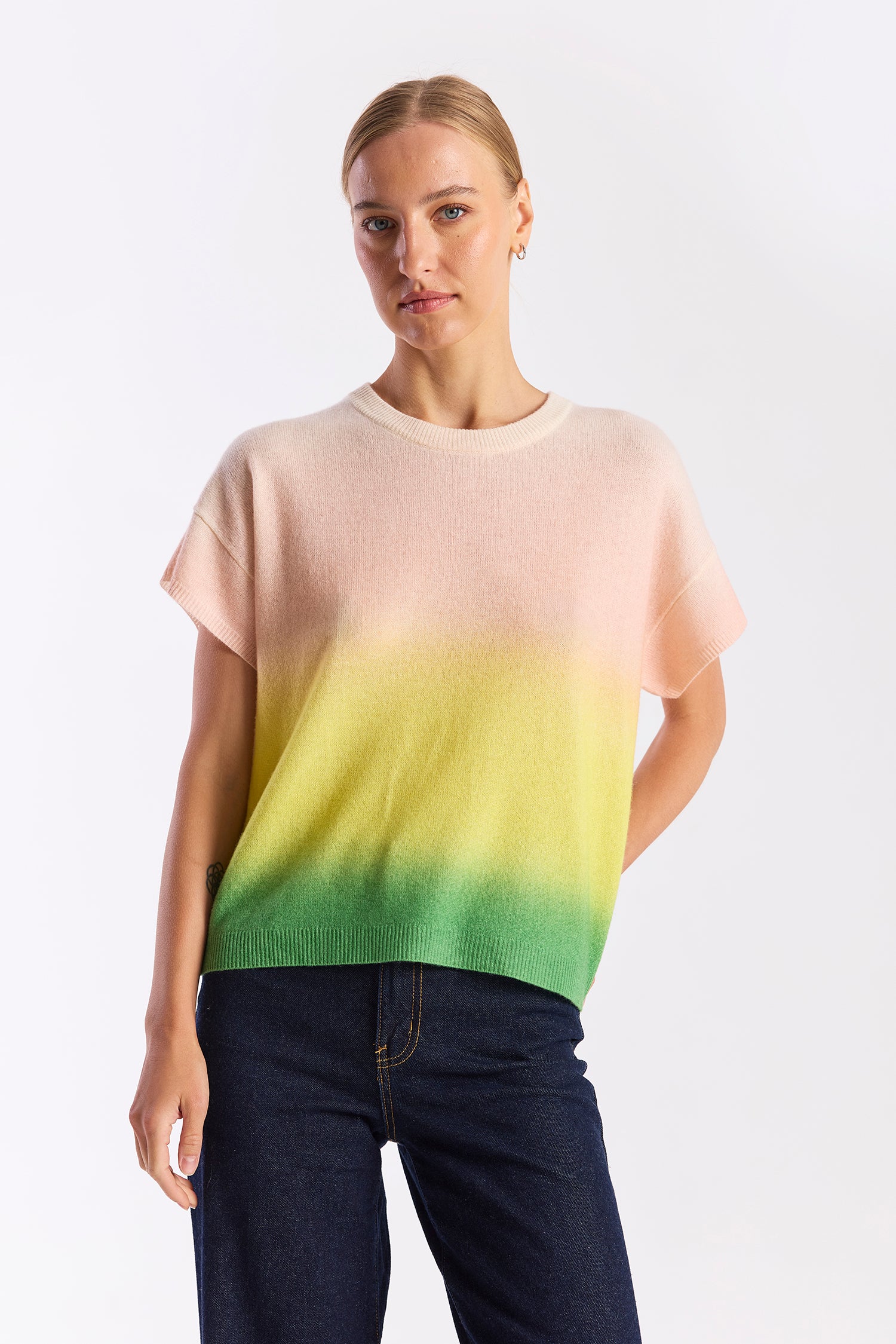 Bali Print Cashmere Tee