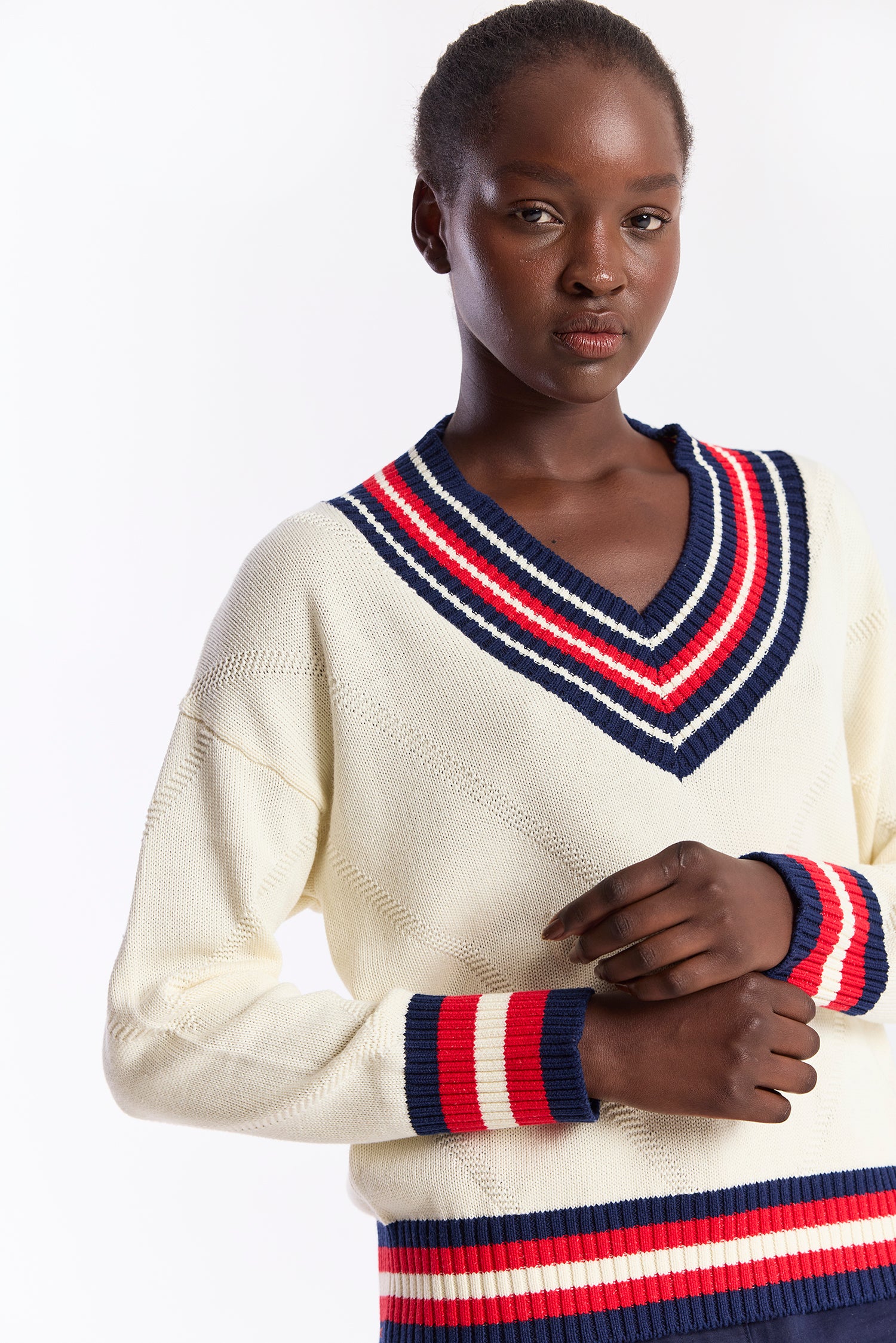 MAXI CRICKET V-NECK