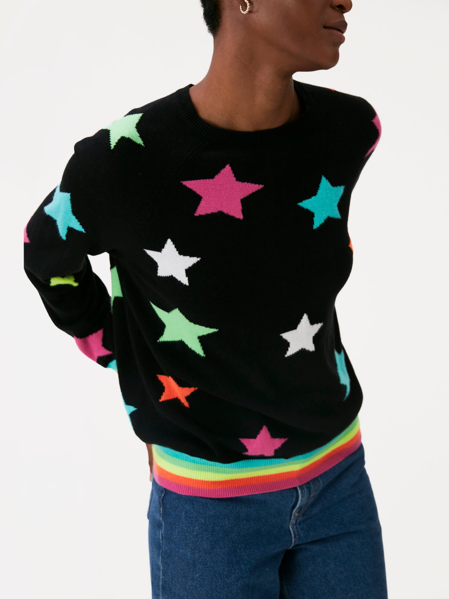 Brodie cashmere outlet star sweater