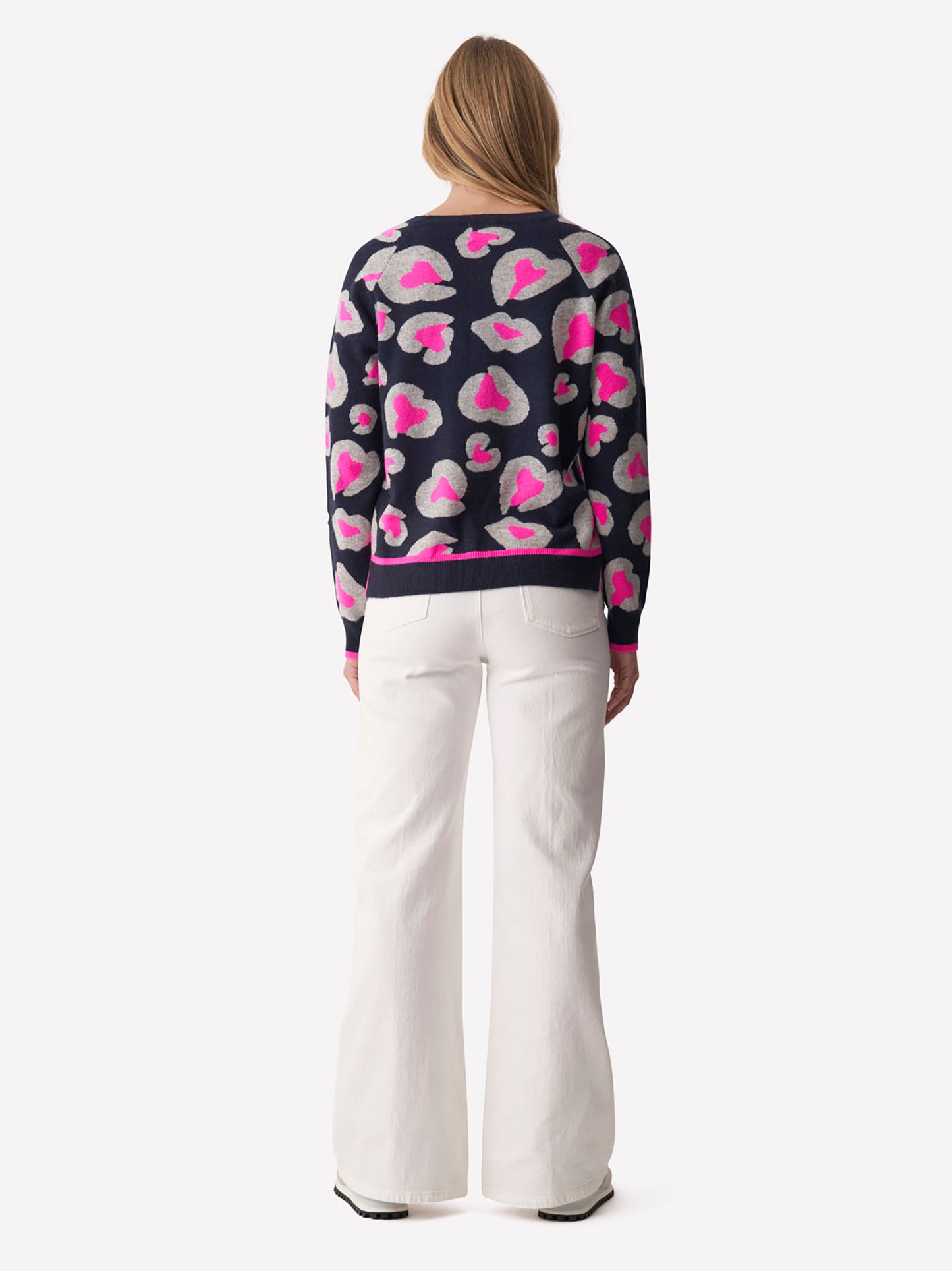 Lucy Leopard Crew Neck Jumper
