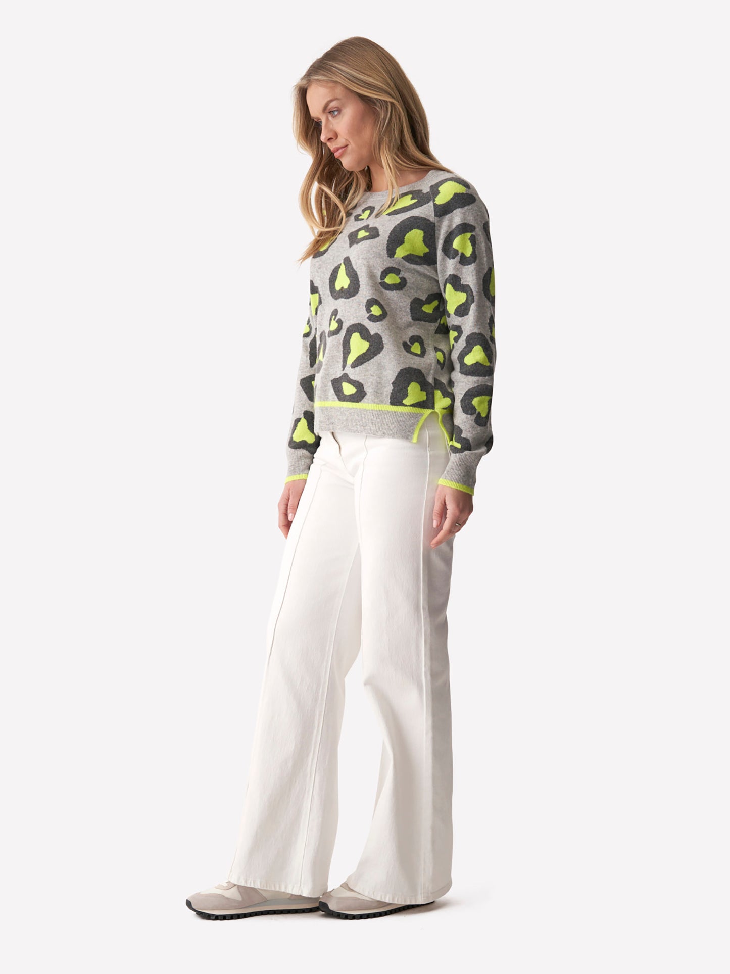 Lucy Leopard Crew Neck Jumper