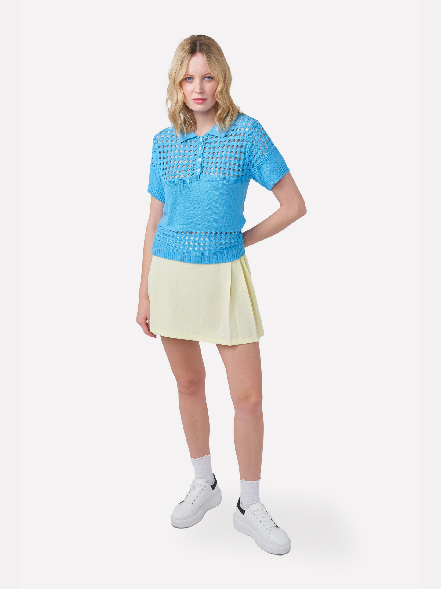 Pointelle Polo T-shirt