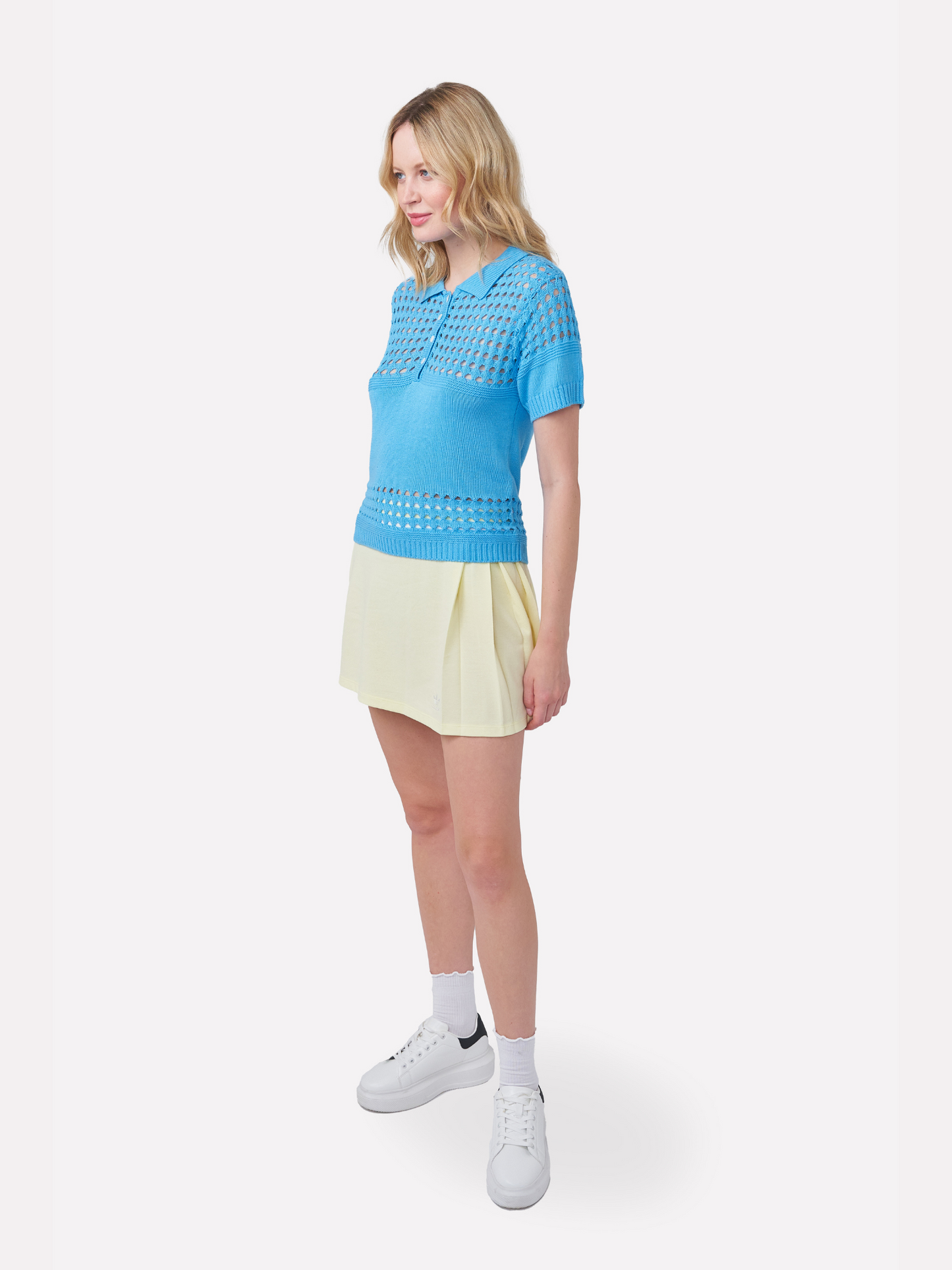 Pointelle Polo T-shirt
