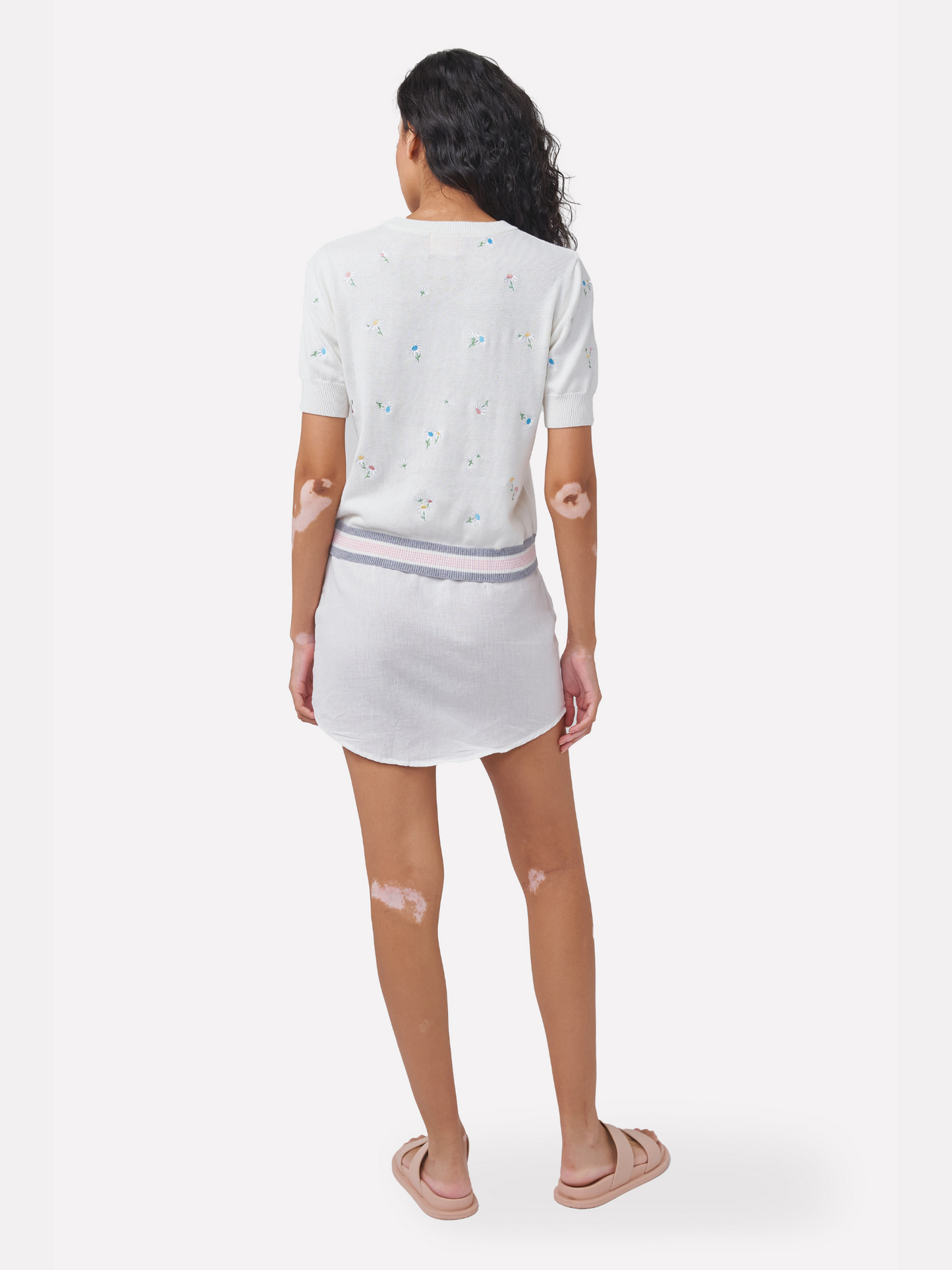 Embroidered Floral T-shirt