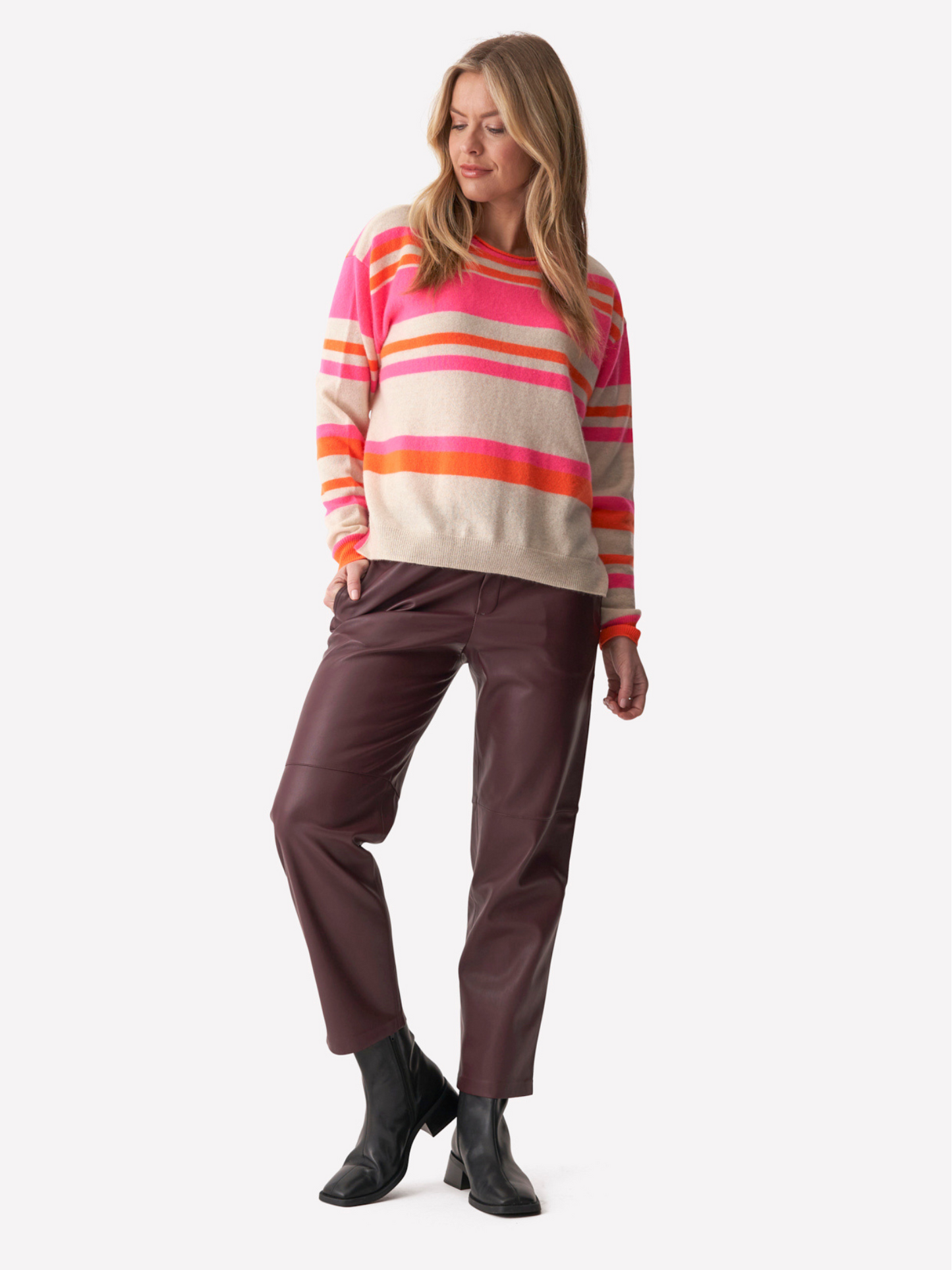 Tora Stripe Crew Jumper