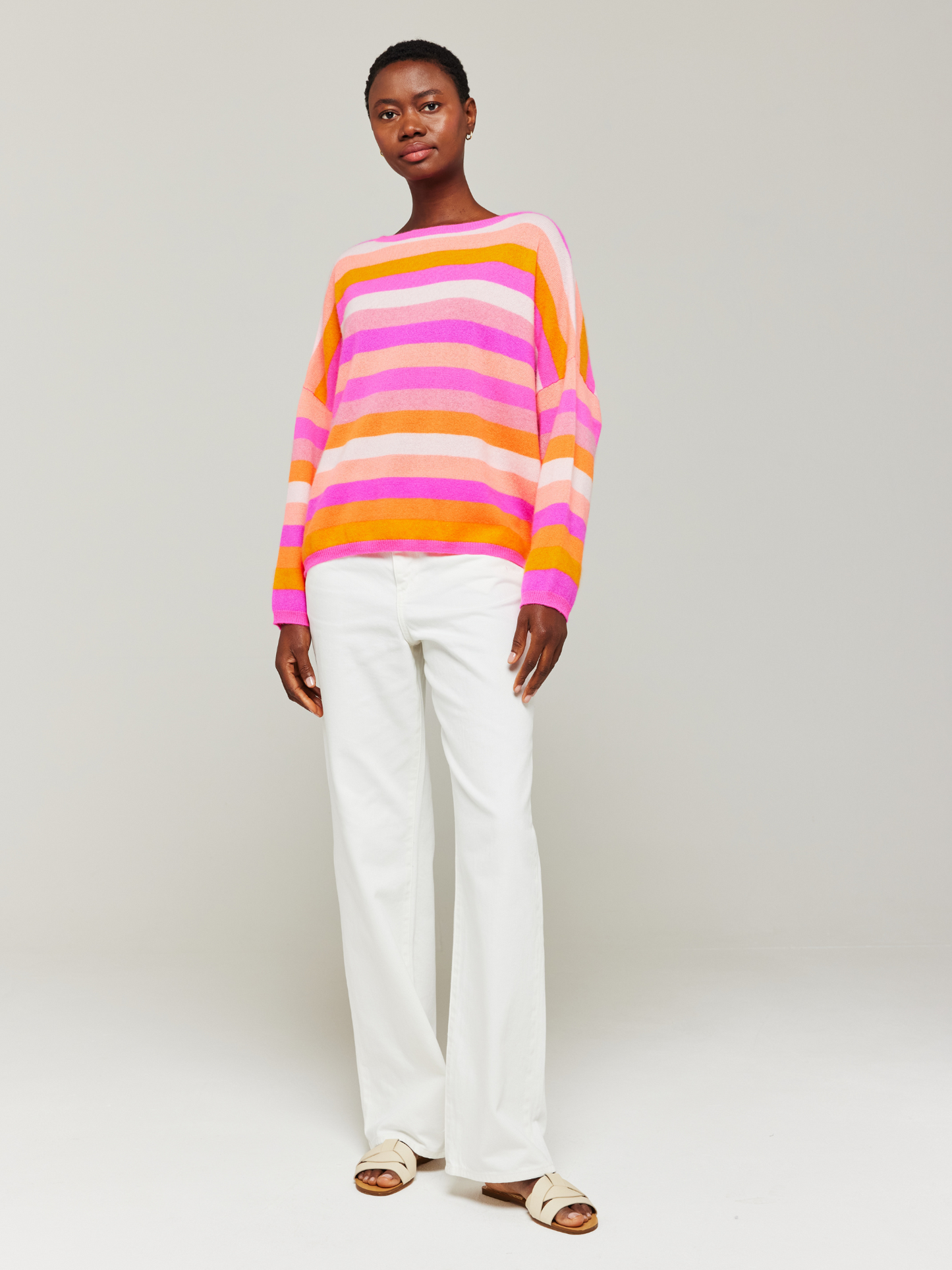 Doris Stripe Cashmere Jumper