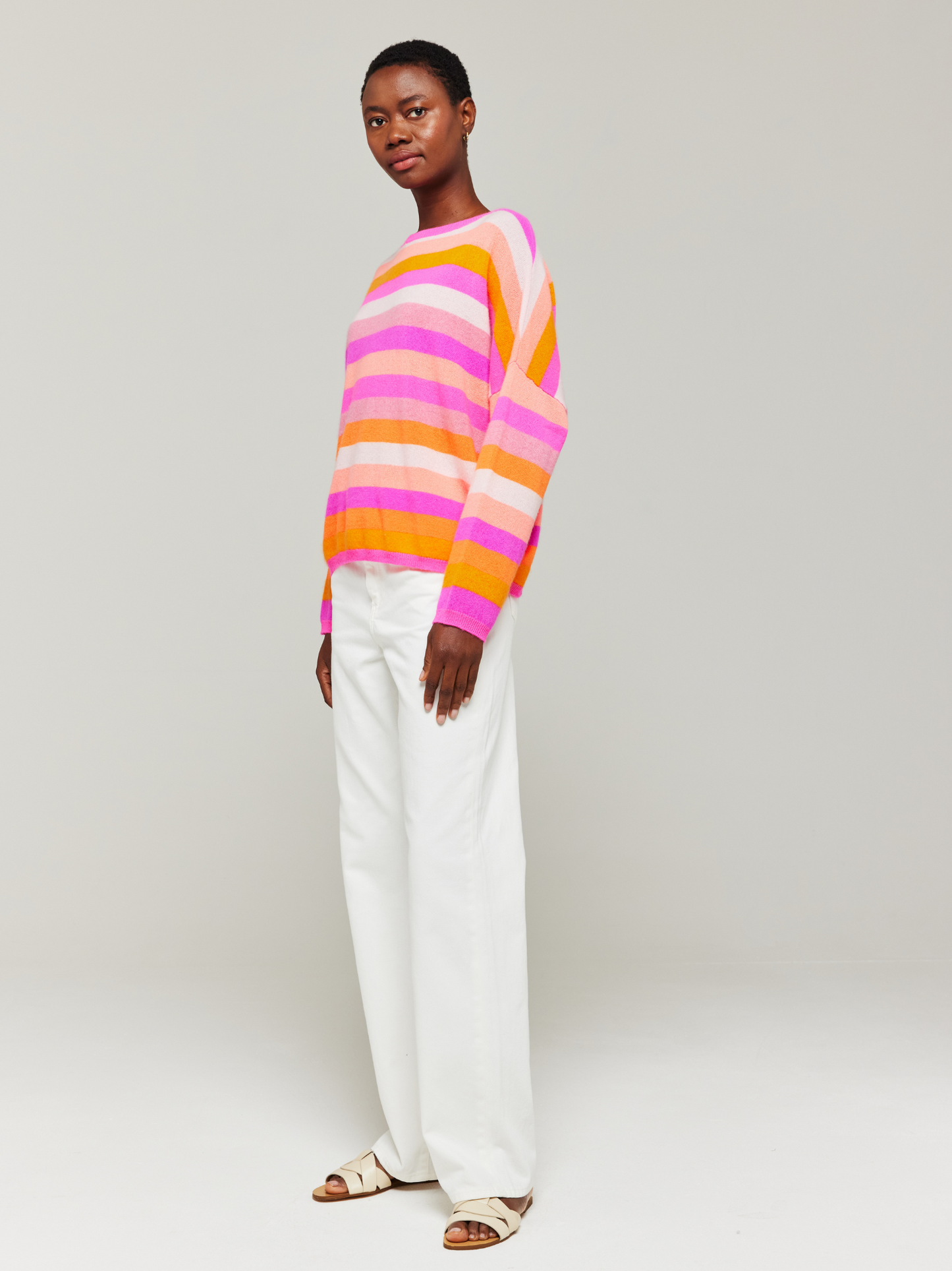 Doris Stripe Cashmere Jumper