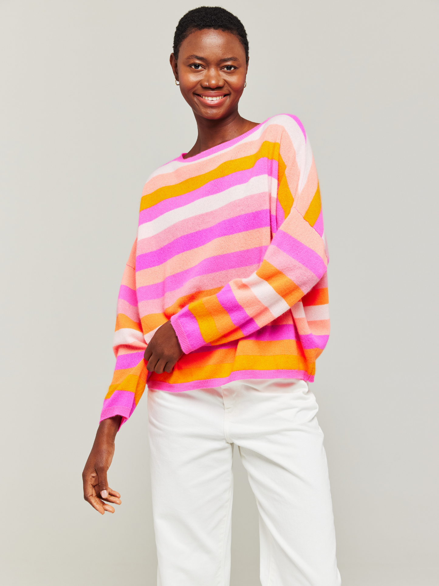 Doris Stripe Cashmere Jumper