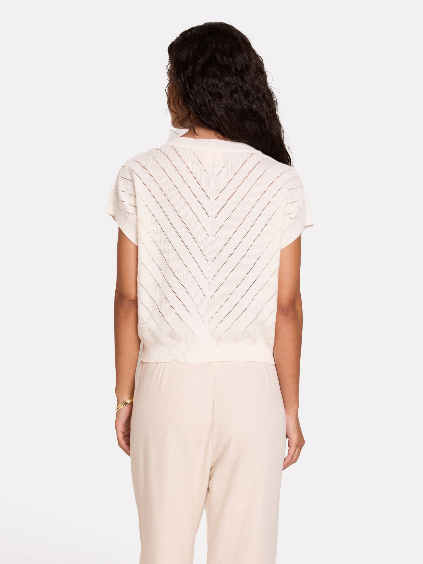 Chevron Mix Stitch Tee