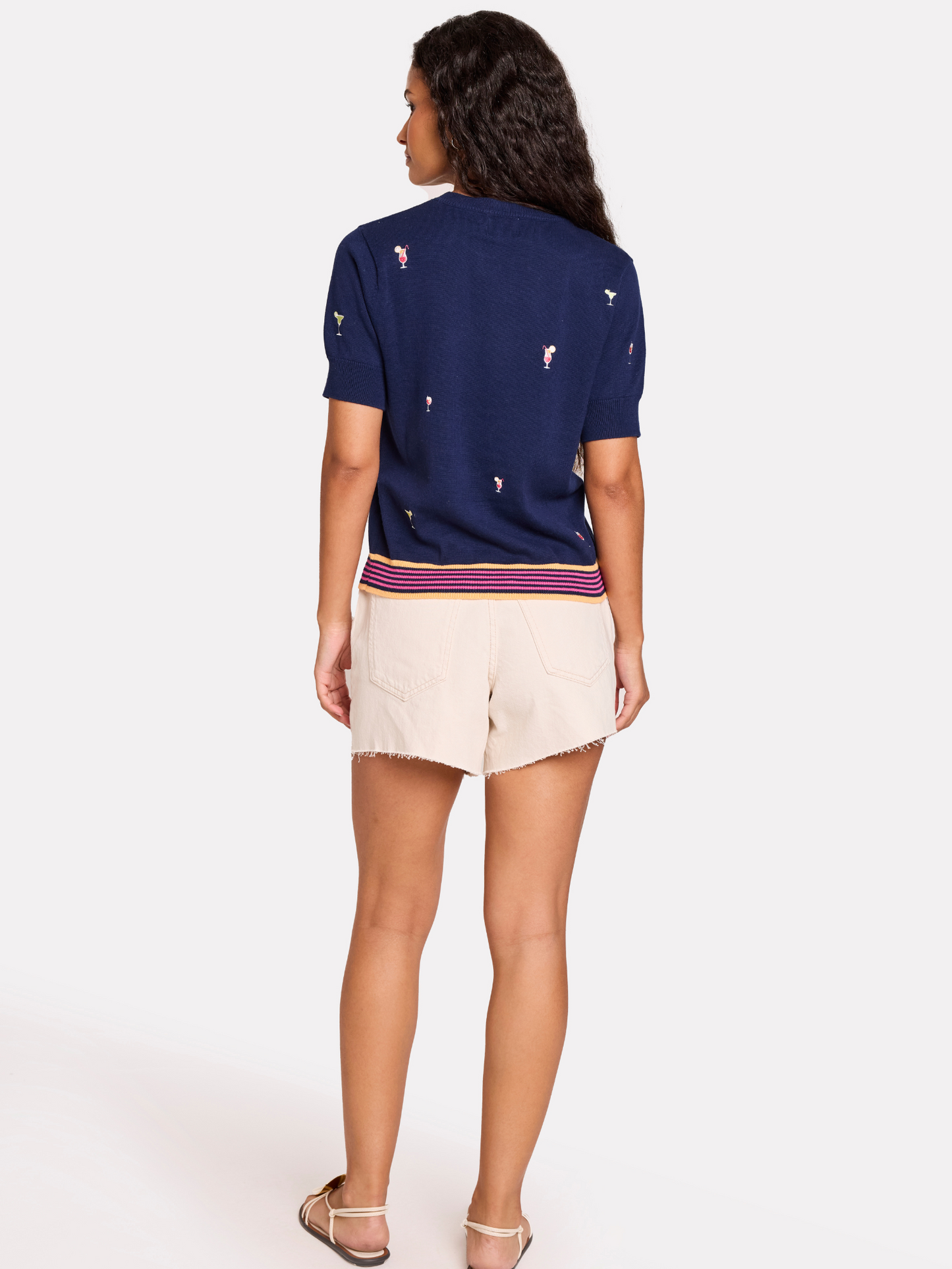 Cocktail Embroidery Tee