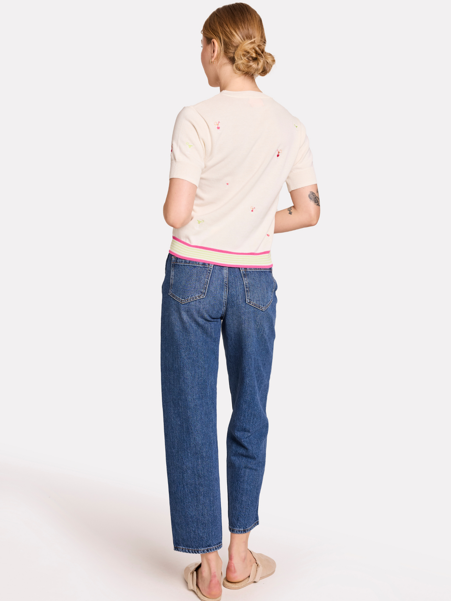 Cocktail Embroidery Tee