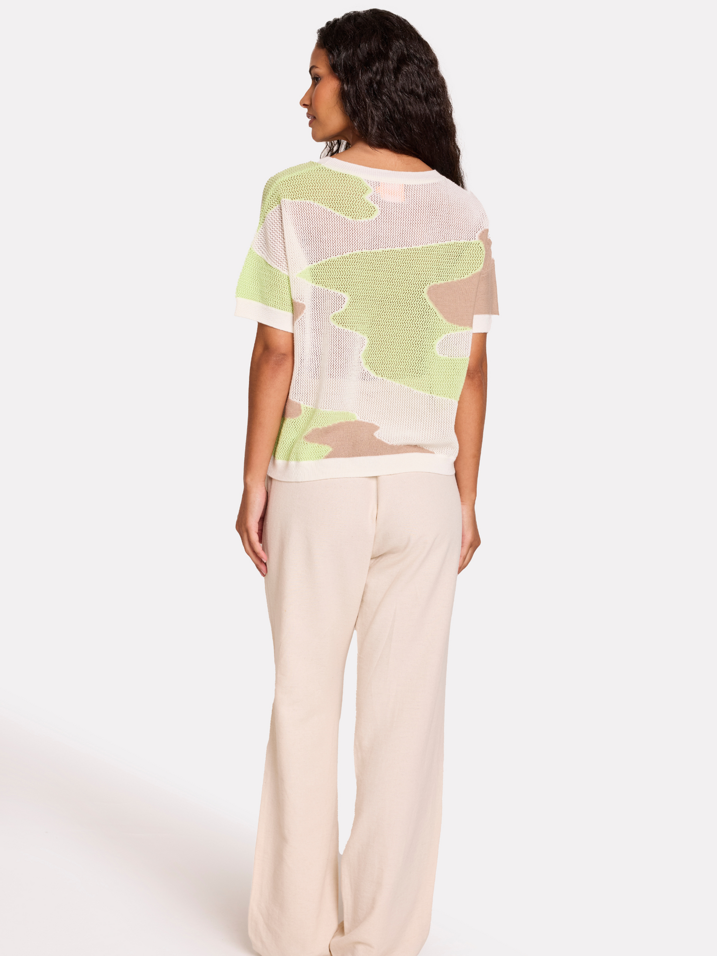 Mix Stitch Camo Tee