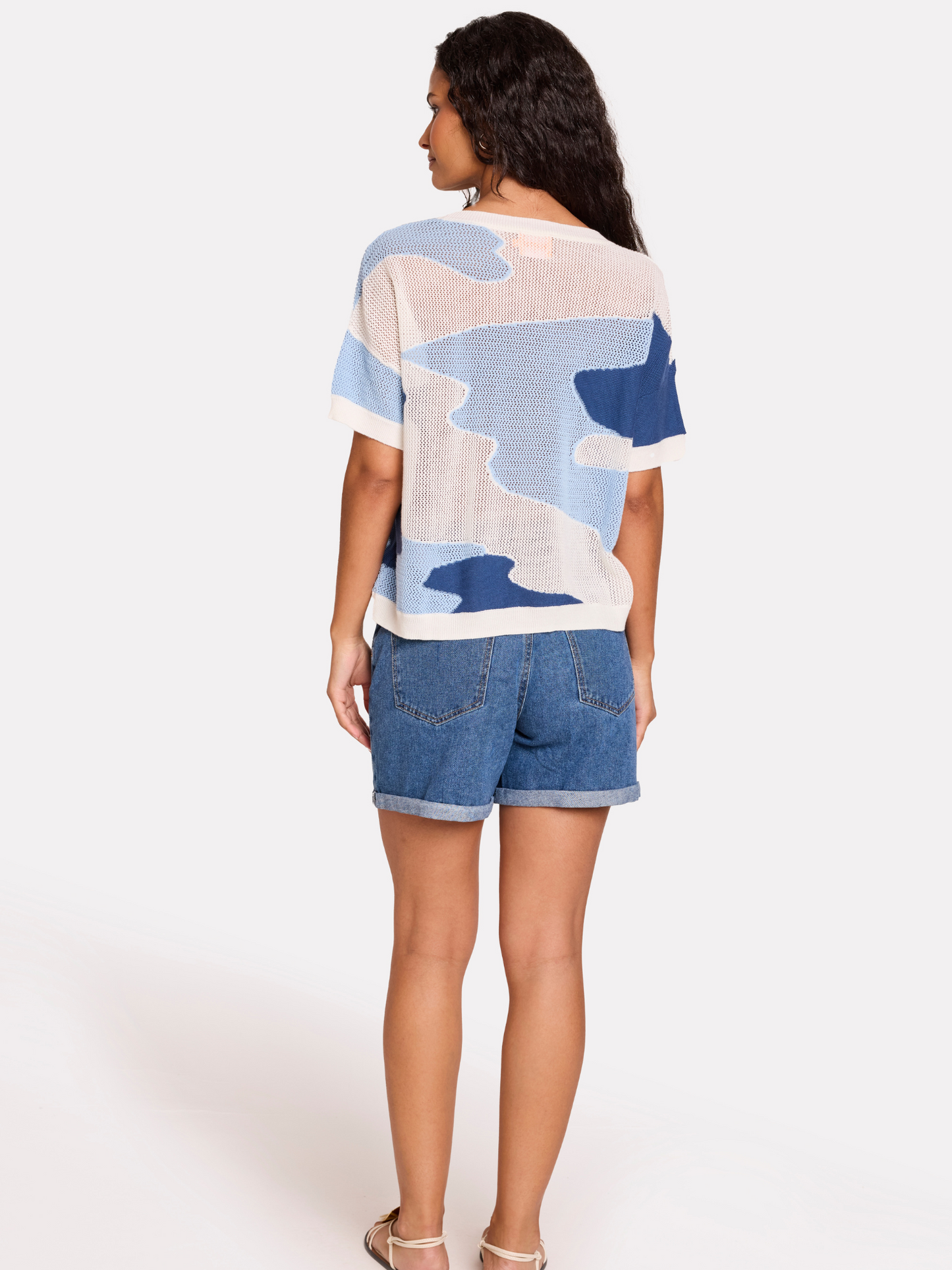 Mix Stitch Camo Tee