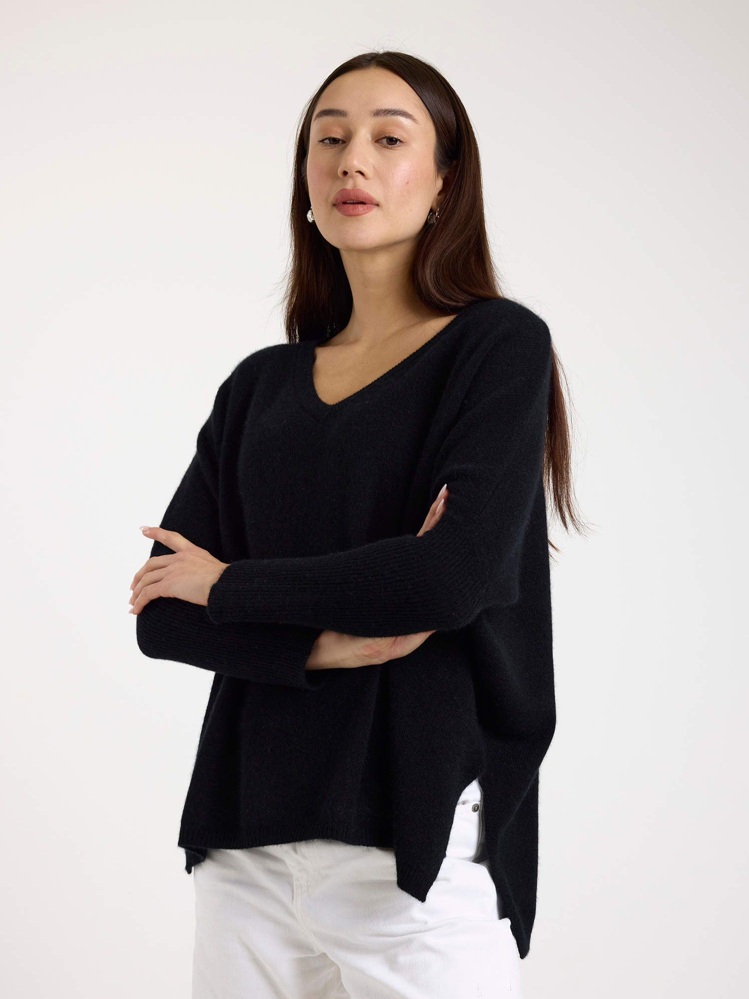 Charlotte Cashmere V Neck Jumper
