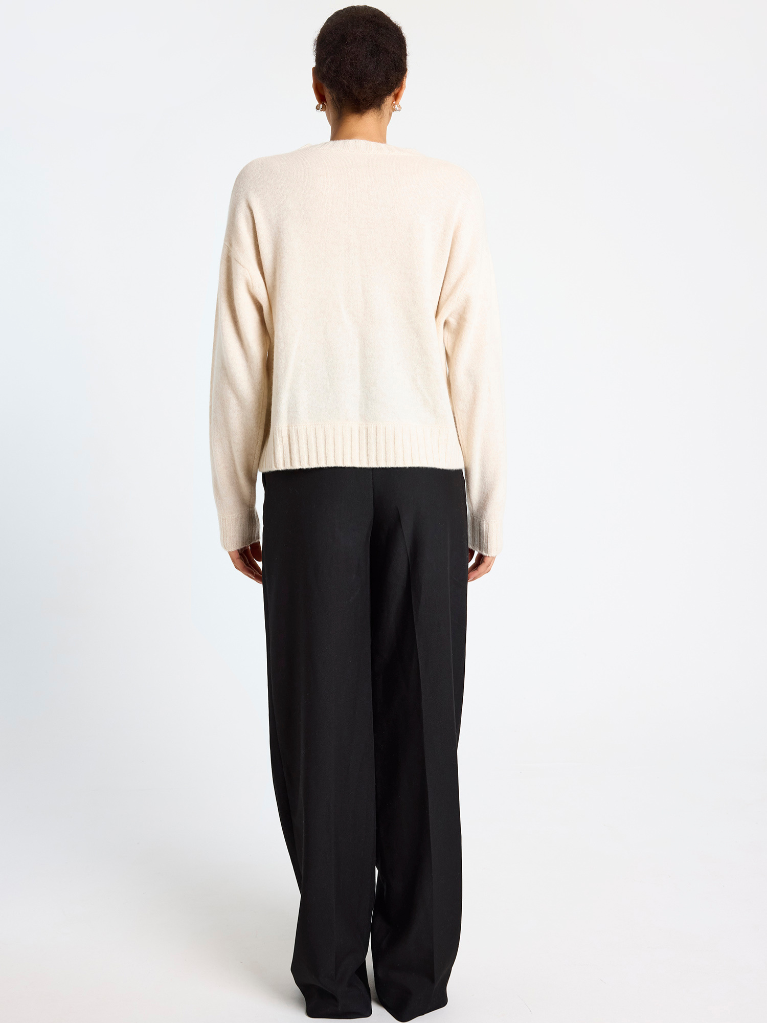 Relaxed Argyle Cashmere Jumper