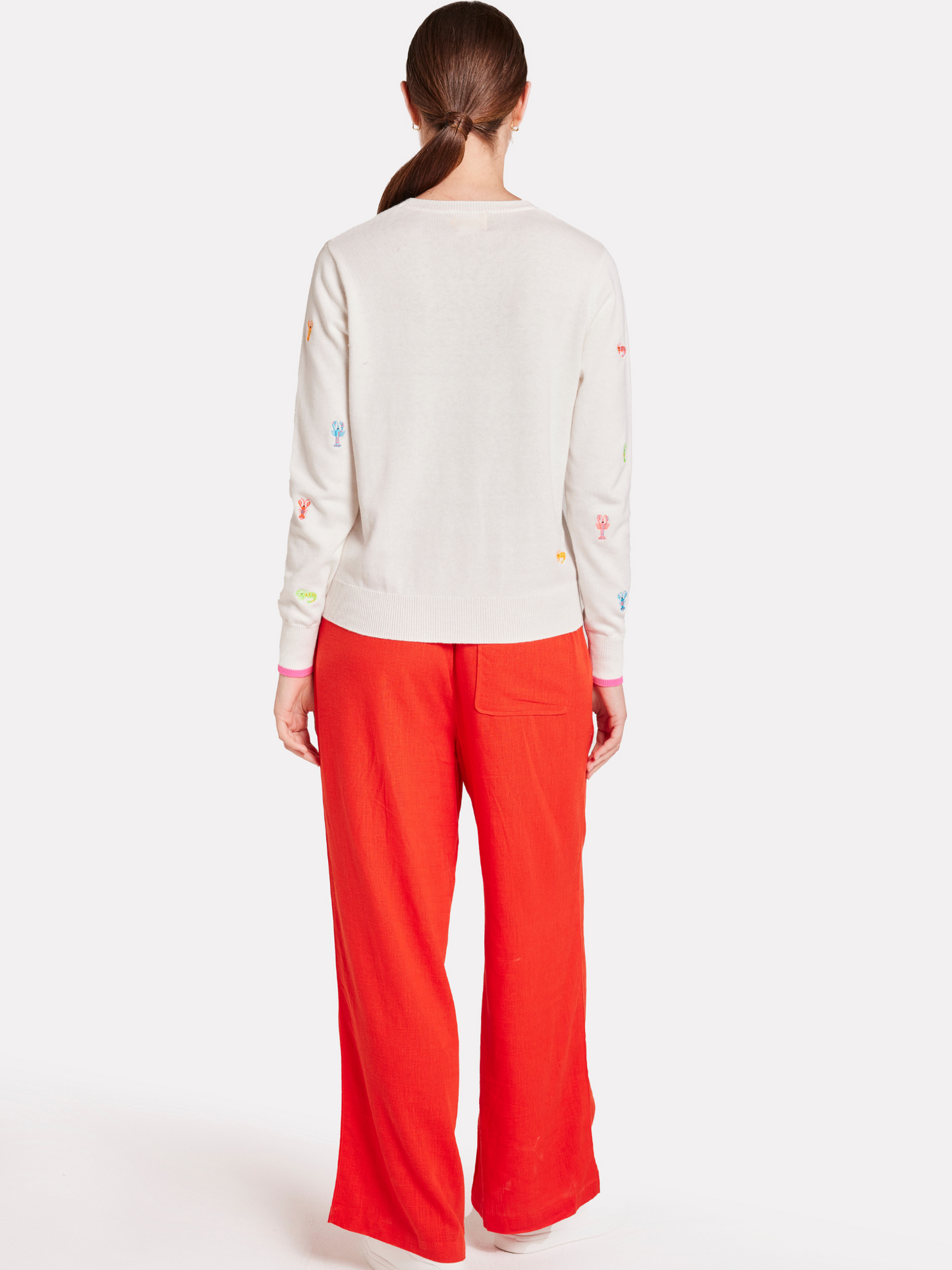 Lobster Embroidery Jumper
