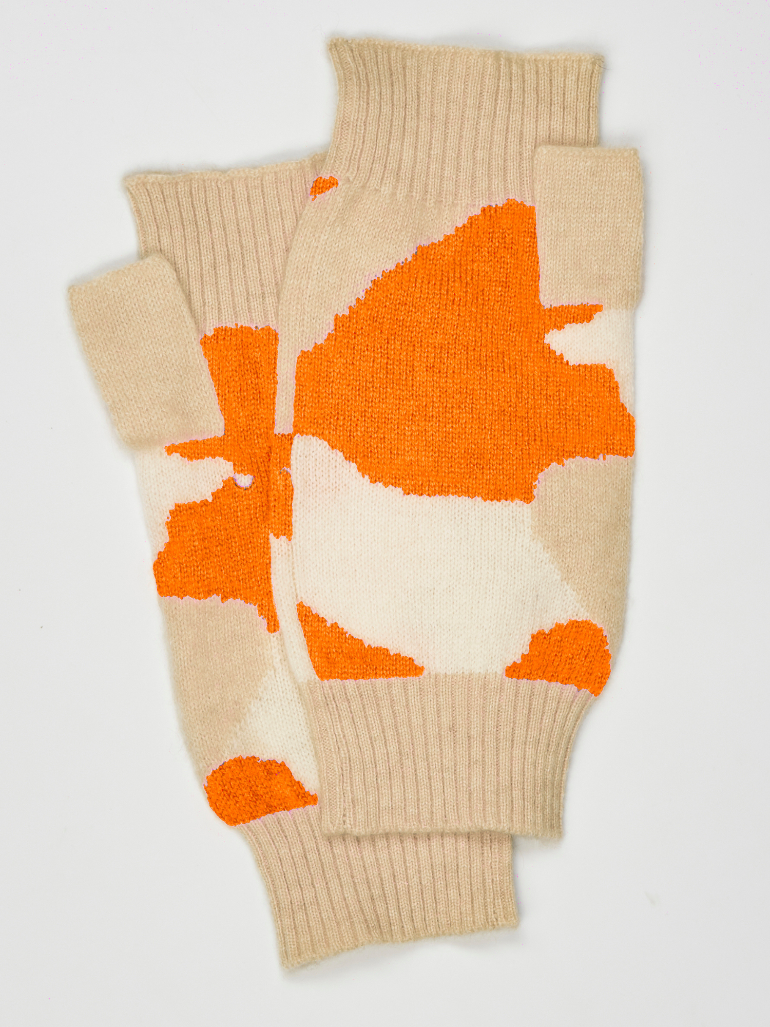 Camo Cashmere Wrist Warmers