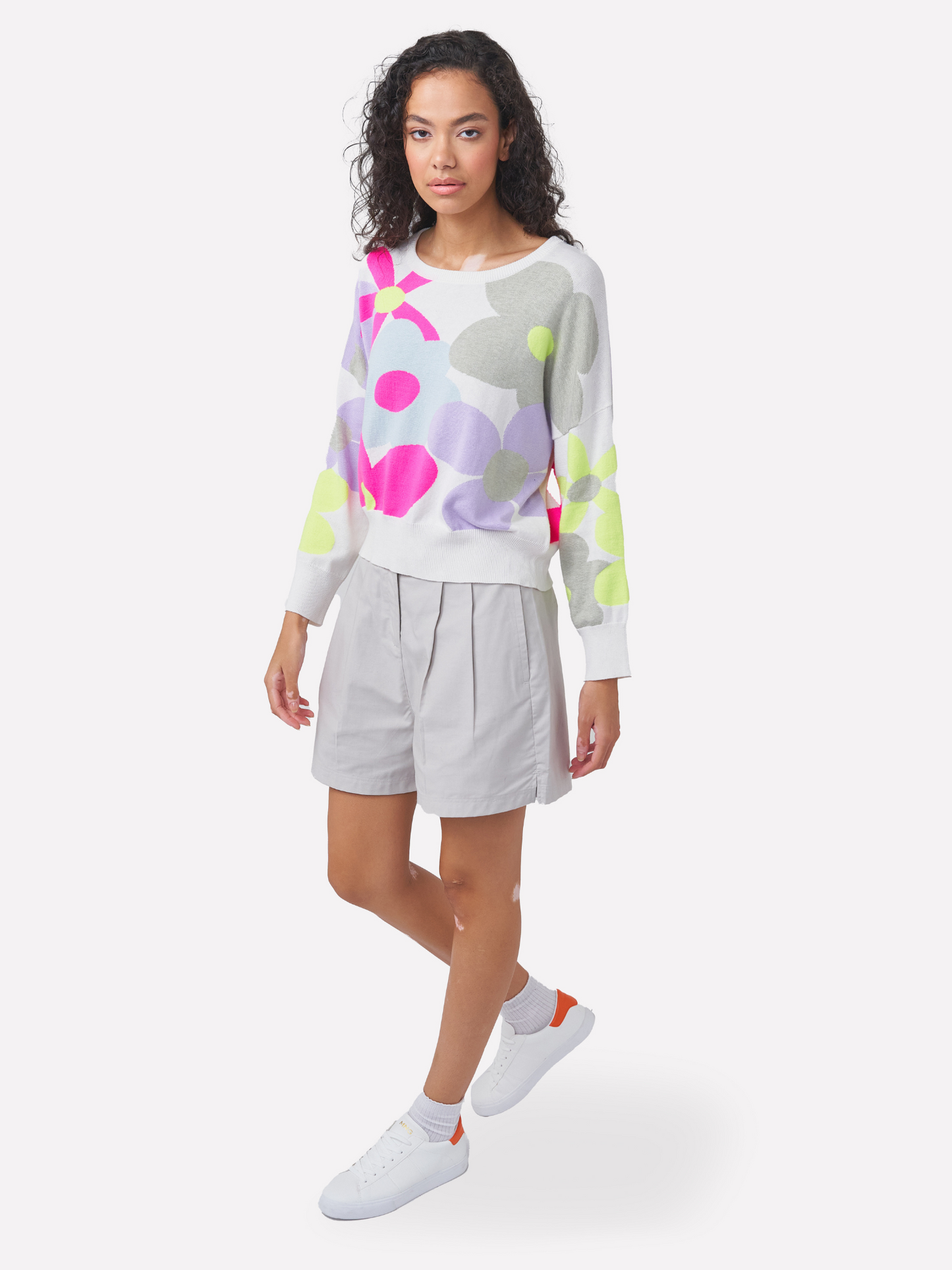Floral Crew Neck Jumper