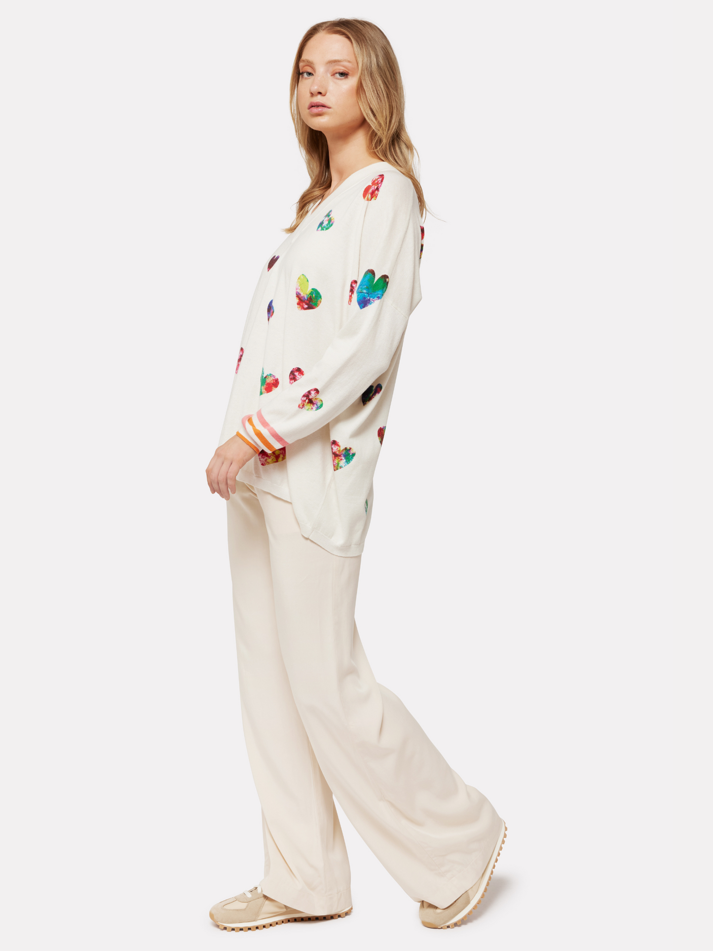 Pointelle Classic Crew Neck Jumper
