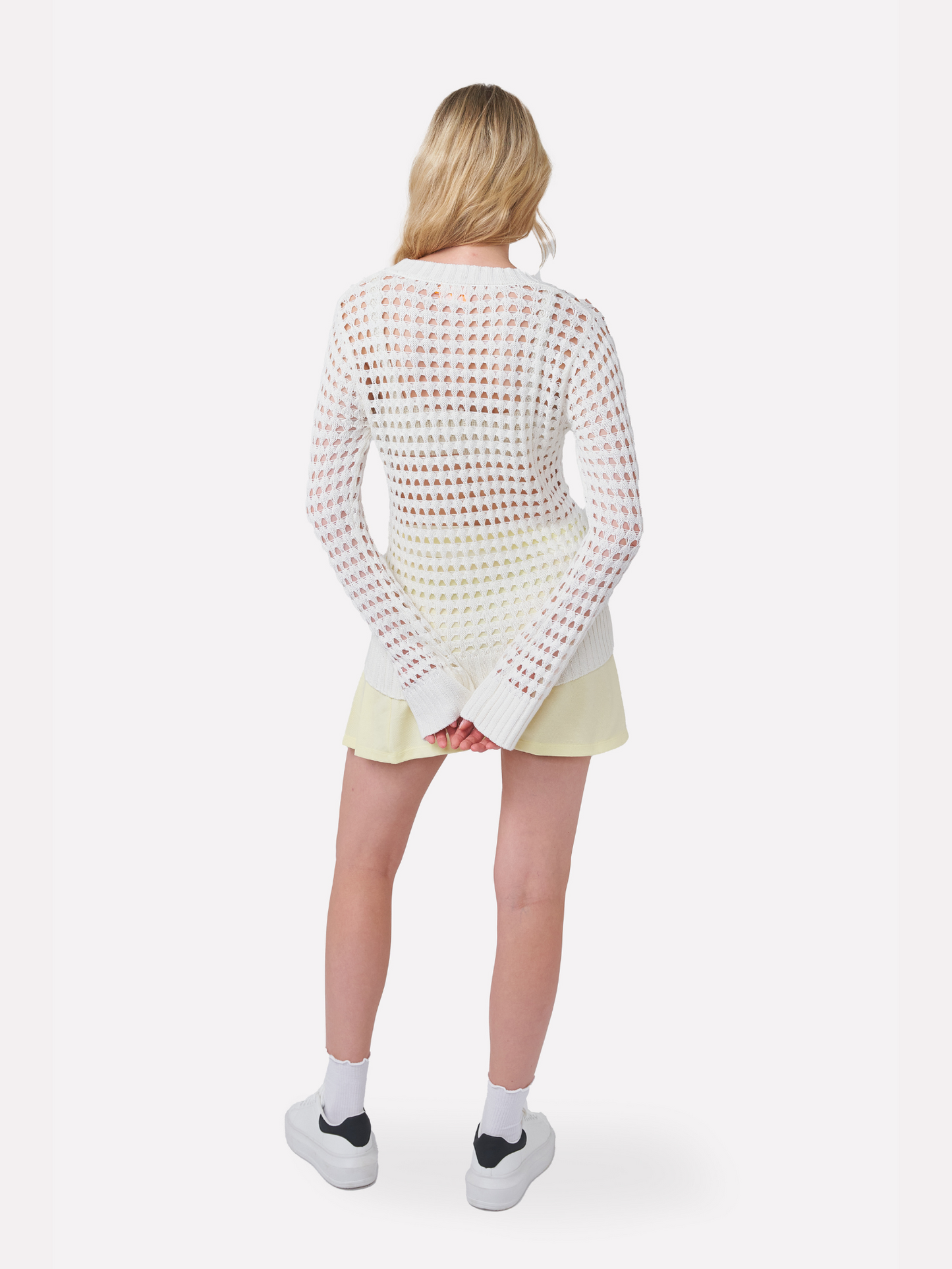 Pointelle Classic Crew Neck Jumper