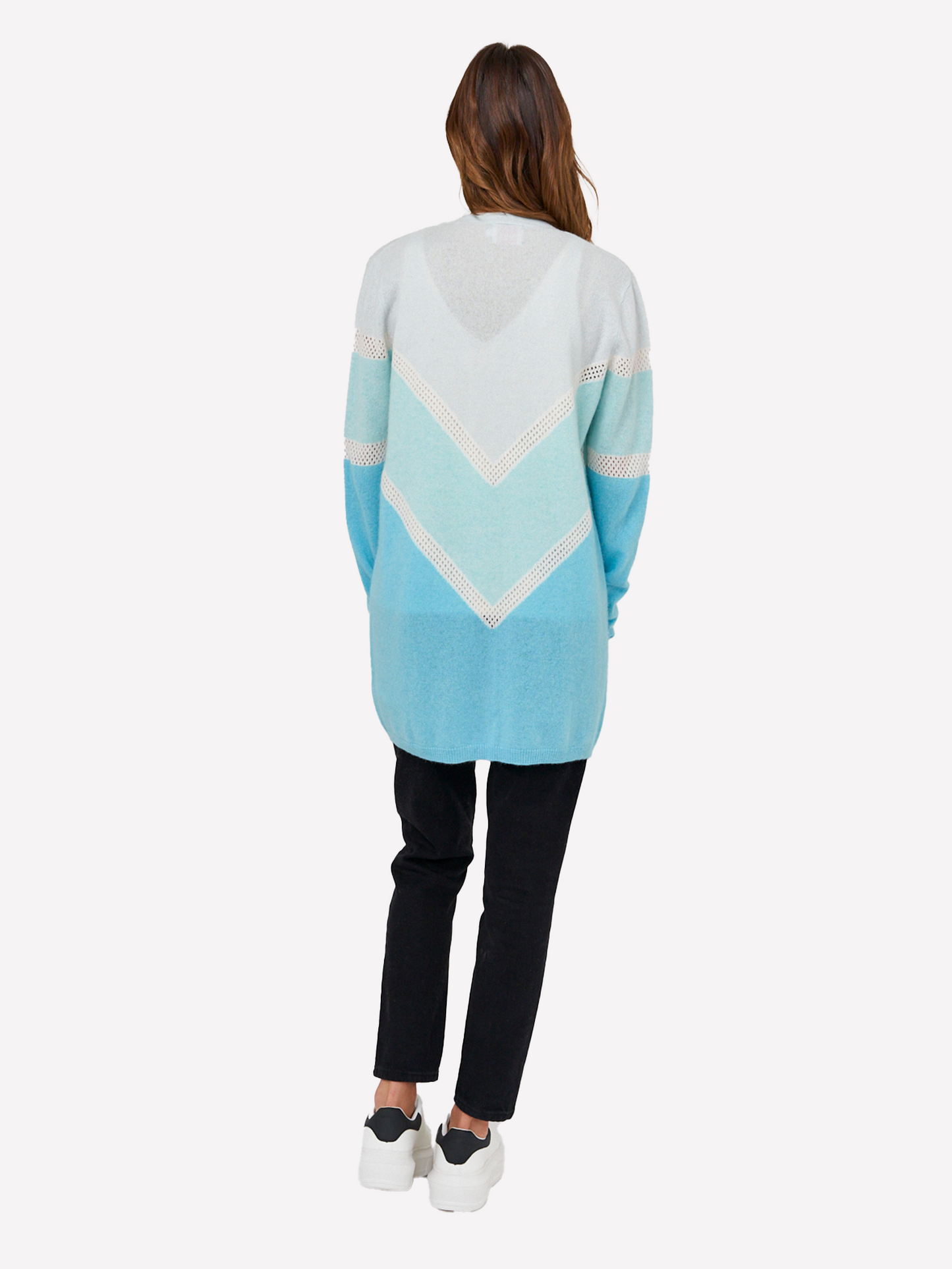 Chevron Edge To Edge Cardigan