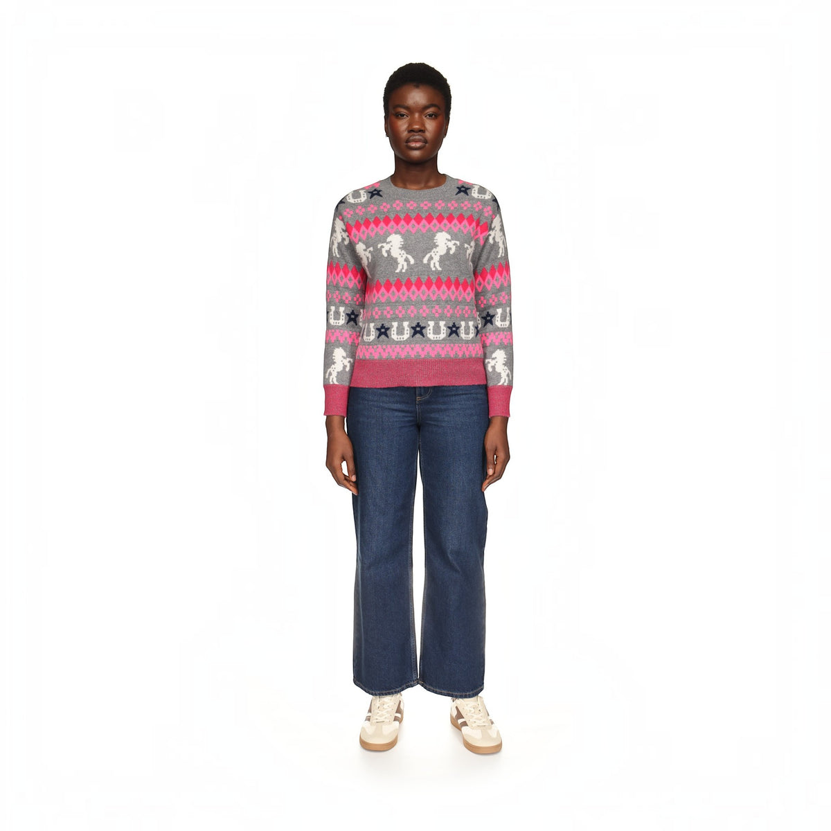 RODEO FAIRISLE CREW