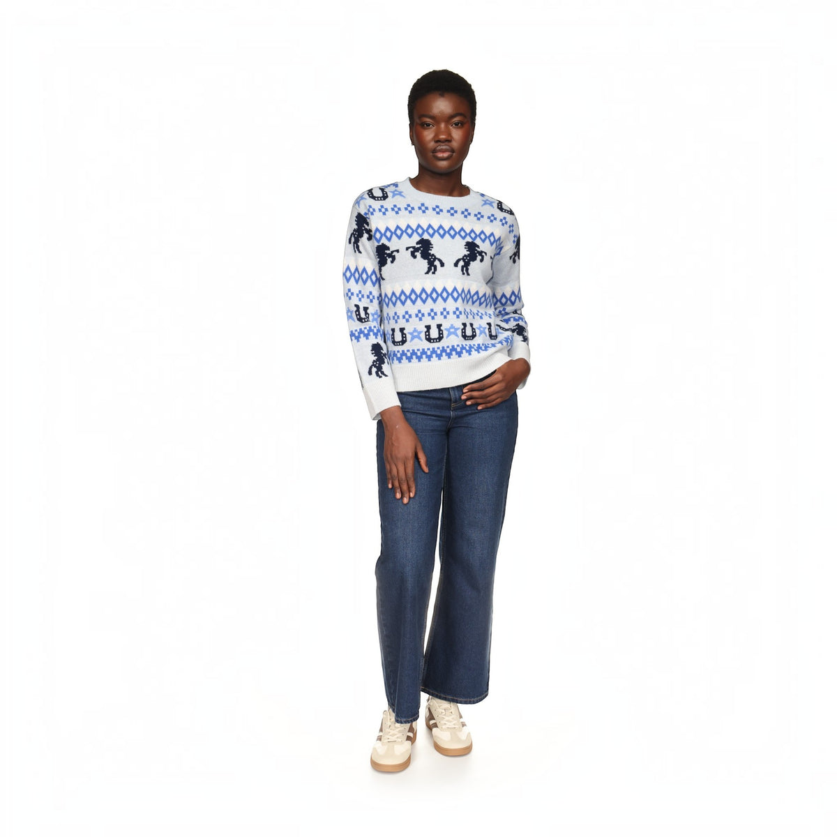 RODEO FAIRISLE CREW