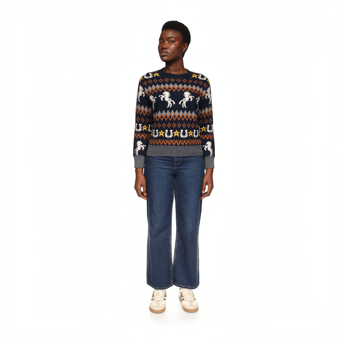 RODEO FAIRISLE CREW
