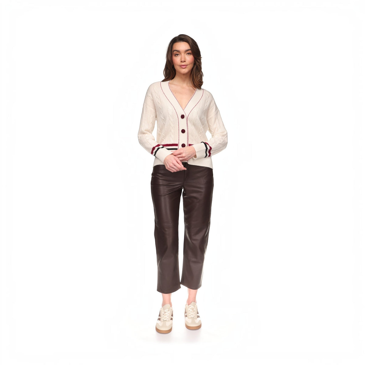 VARSITY CABLE CARDI