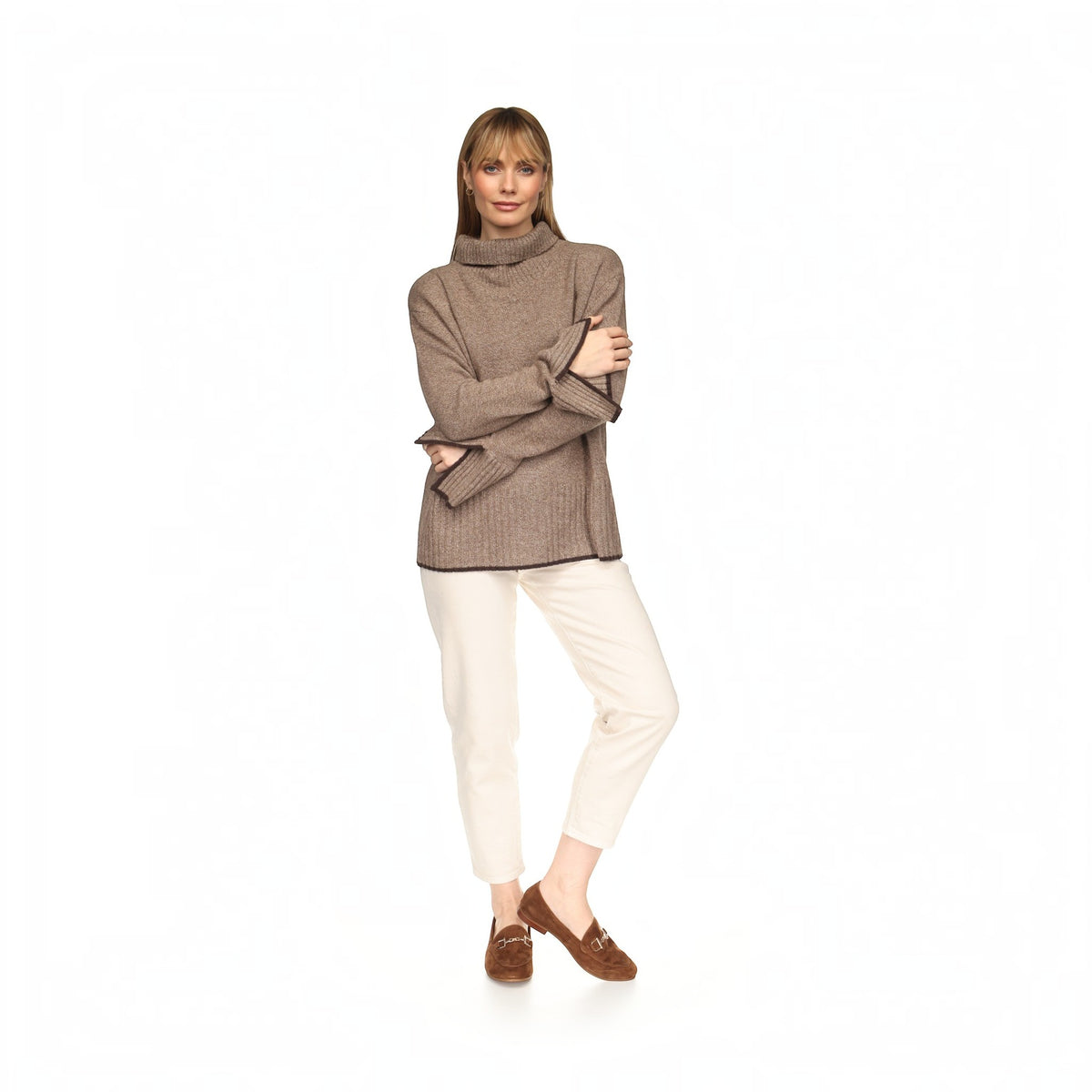 SPLIT CUFF HIGH NECK