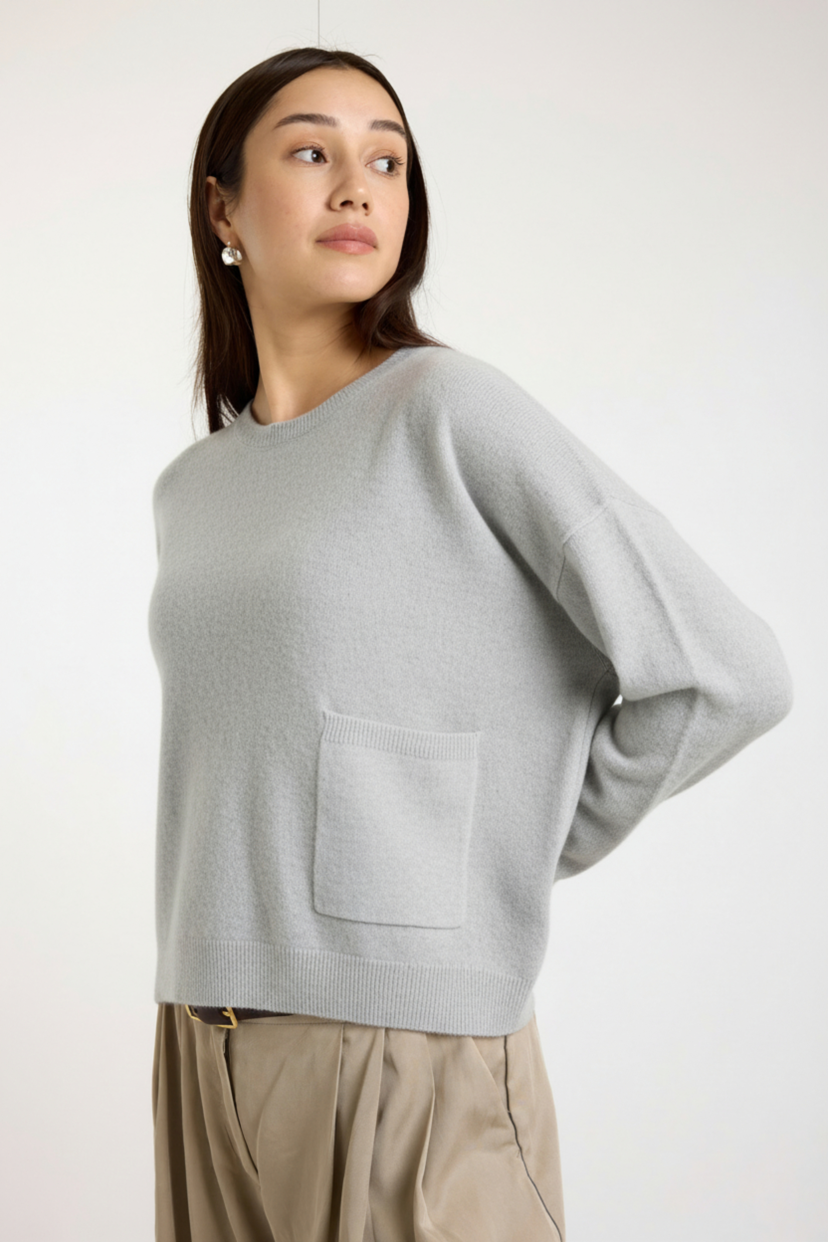 Pepper Split Hem Cashmere Jumper