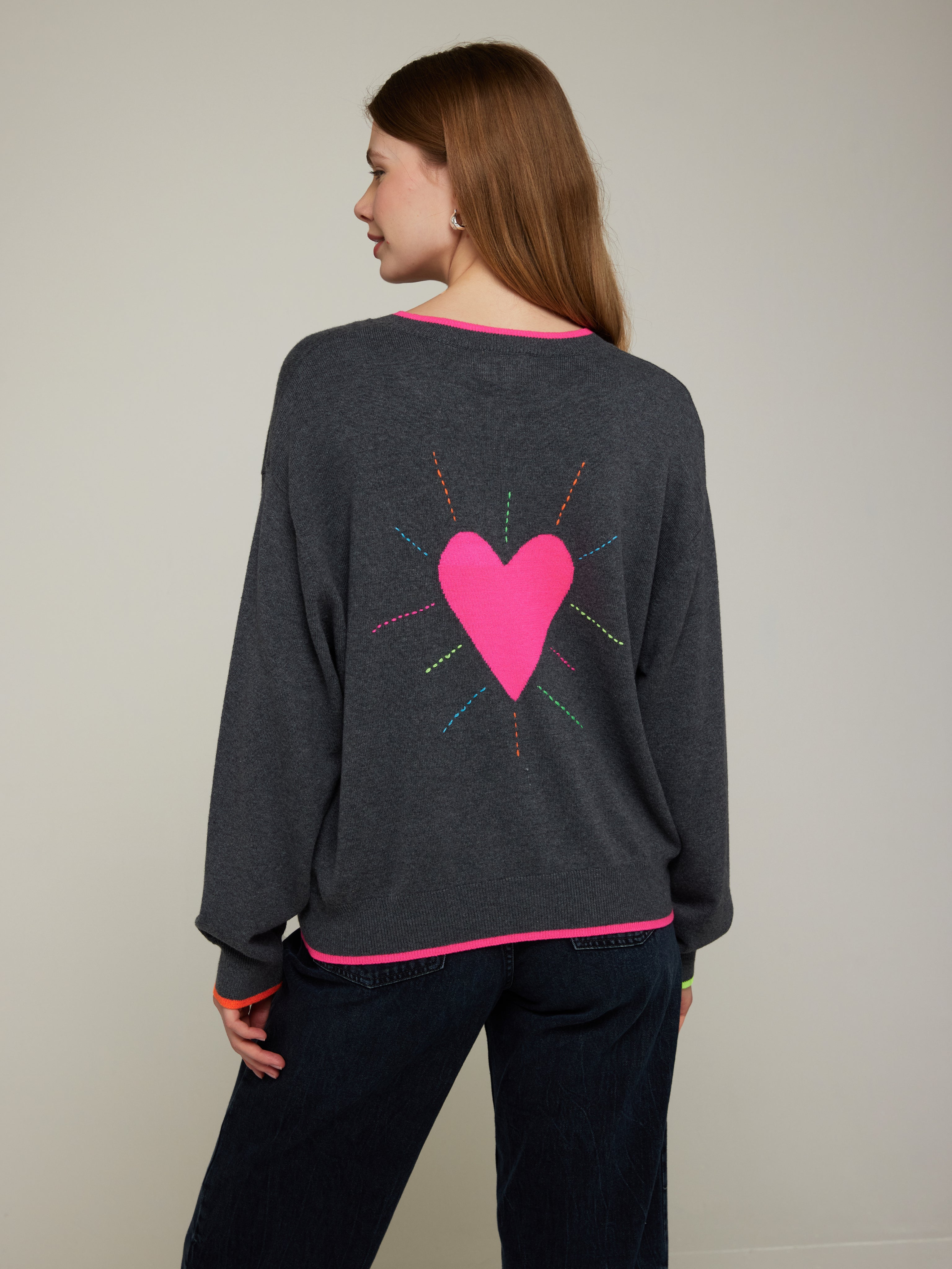 Brodie Cashmere Quirky 2024 Heart Hoodie Zip Up