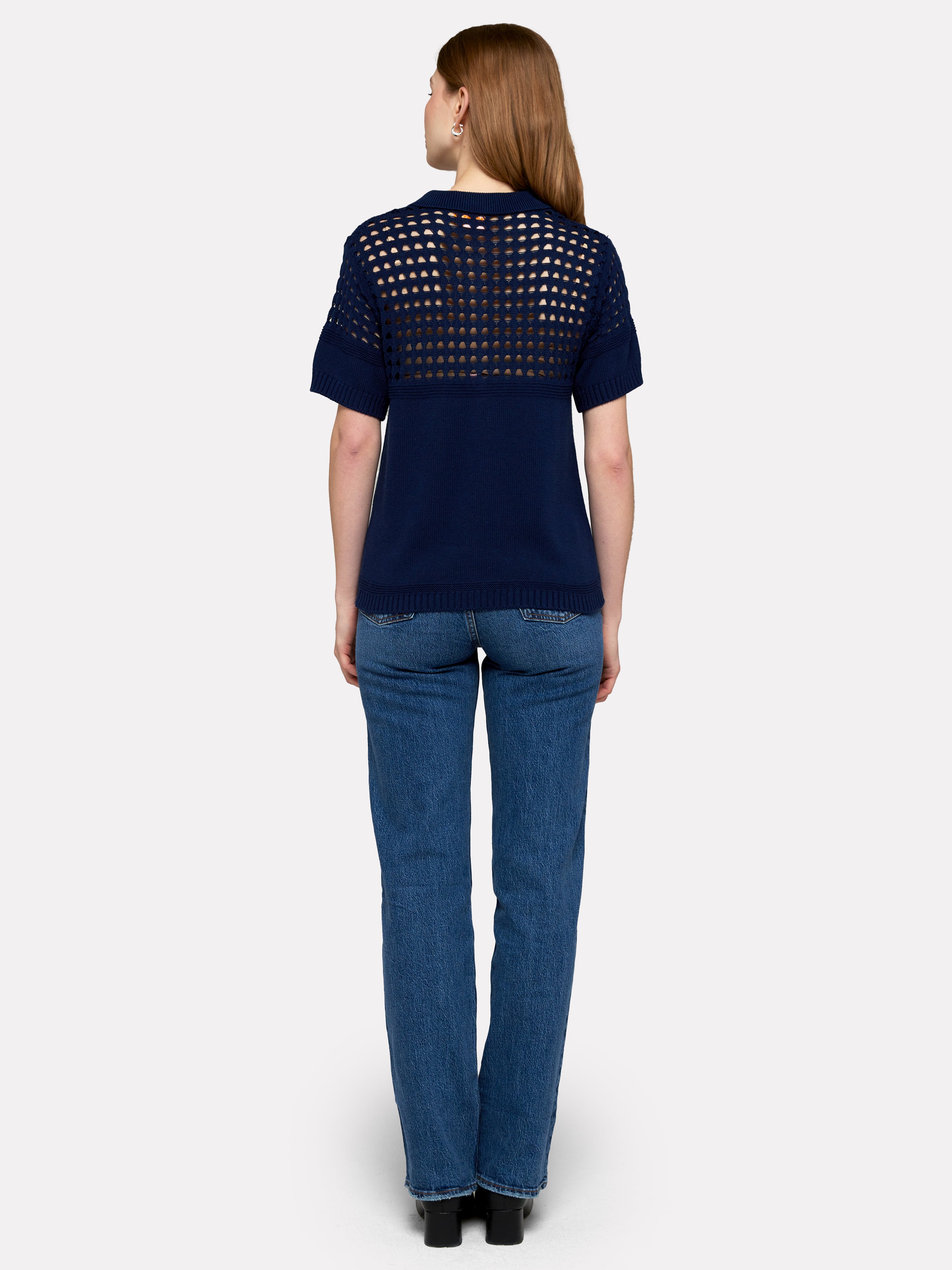 Pointelle Polo