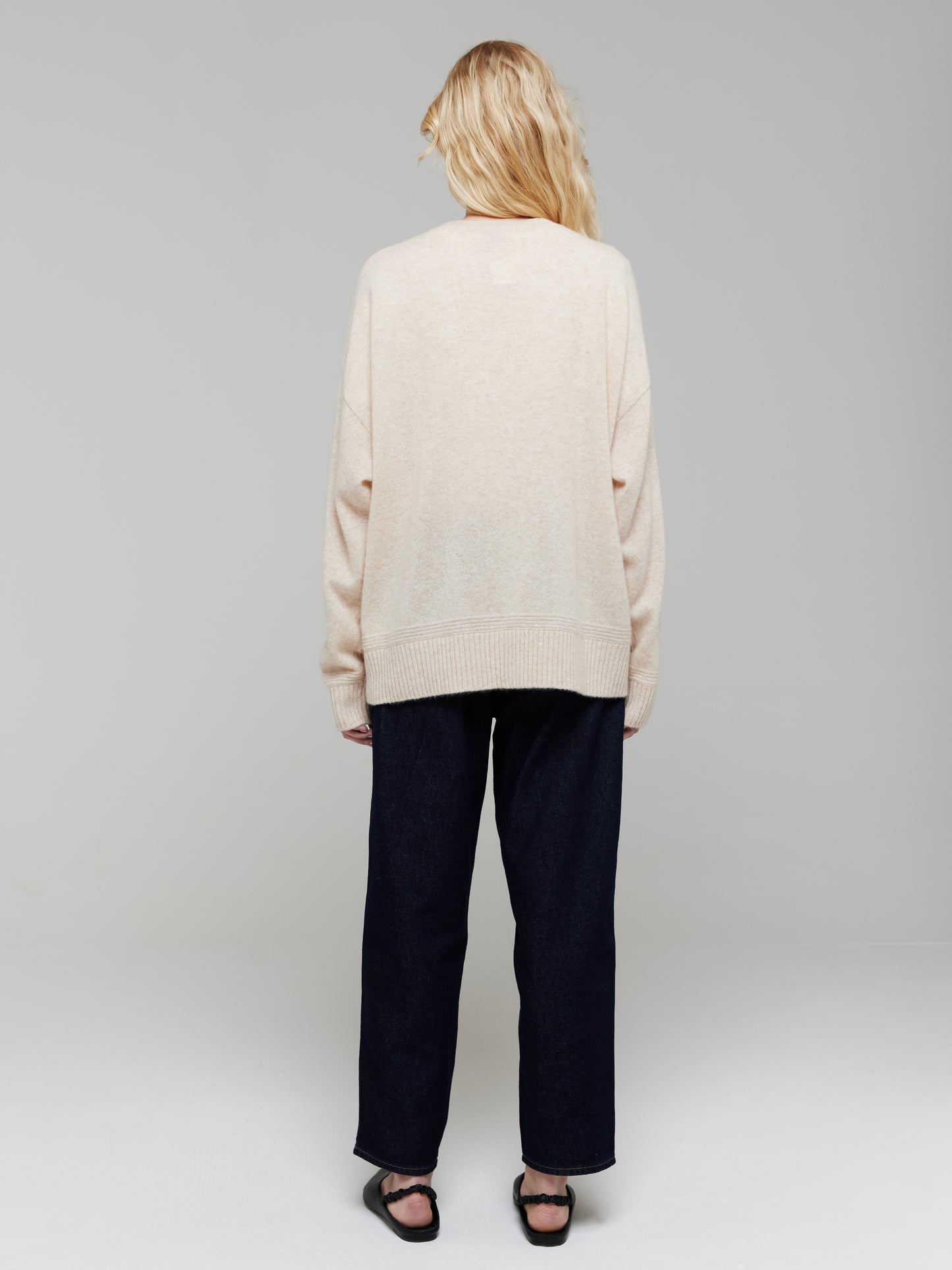 Penny V-Neck Cashmere Cardigan