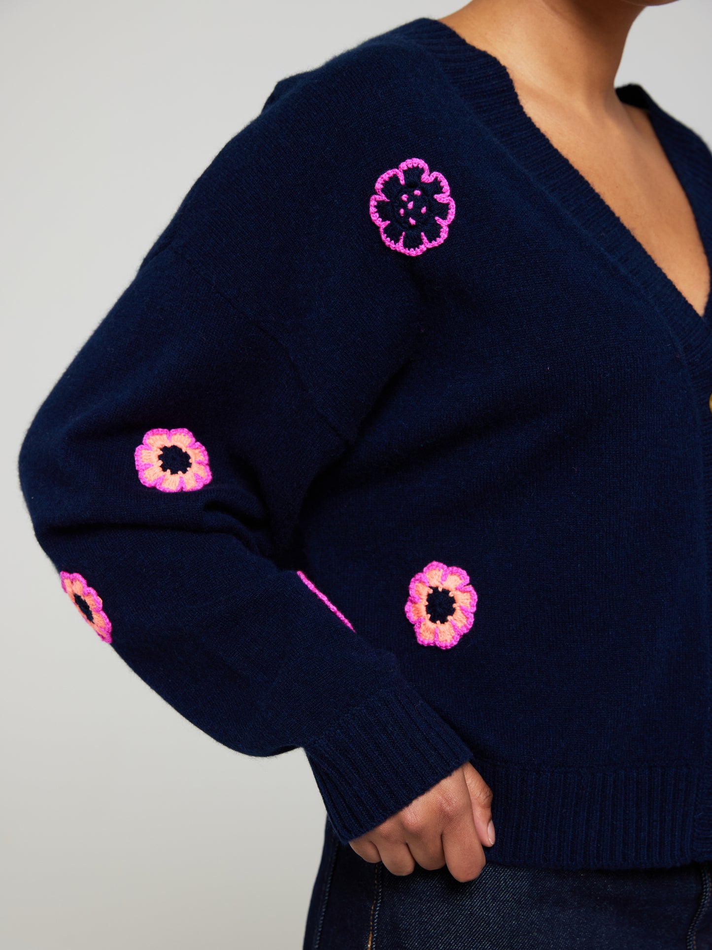 Fleur Cashmere Cardigan