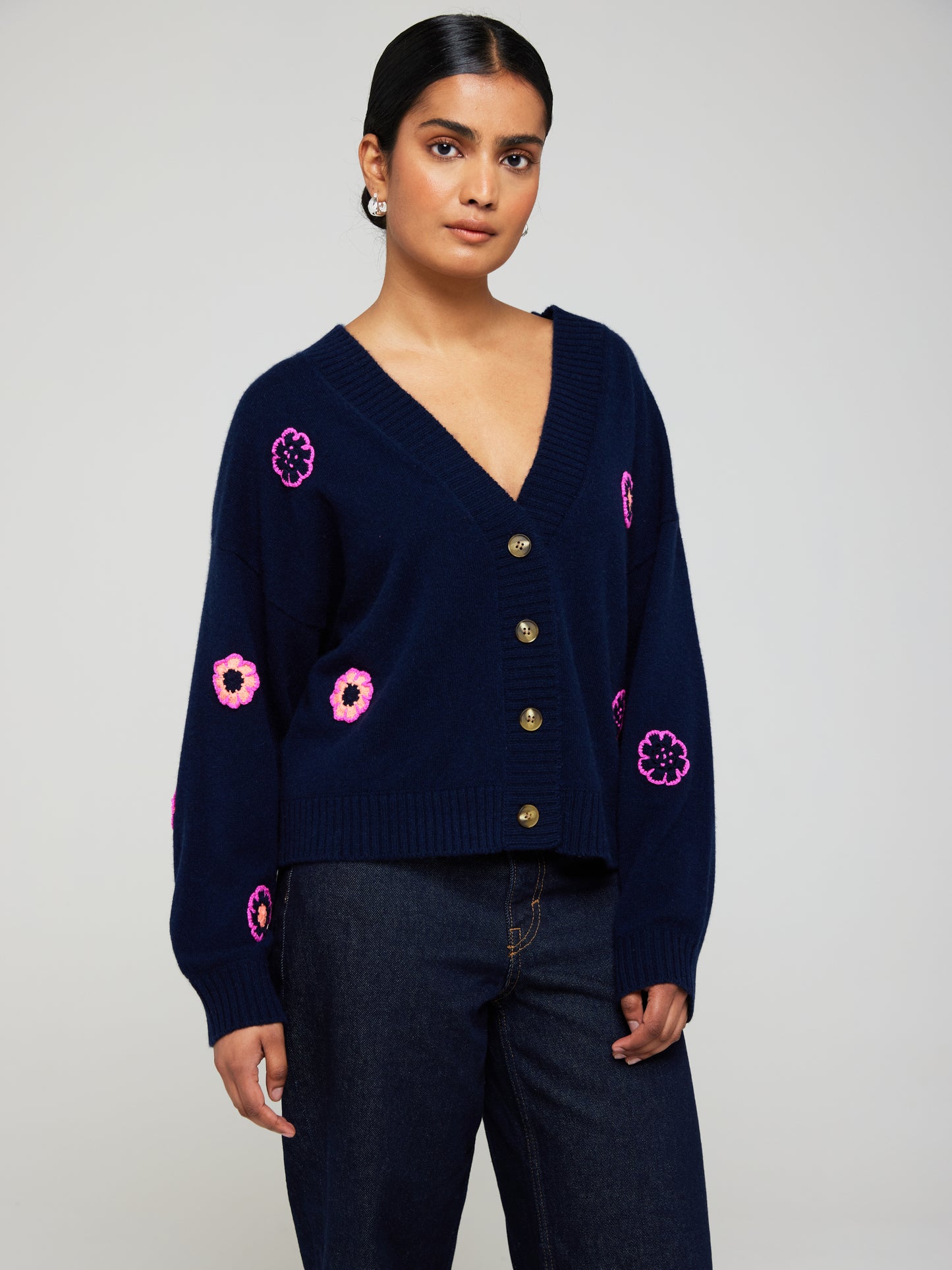 Fleur Cashmere Cardigan