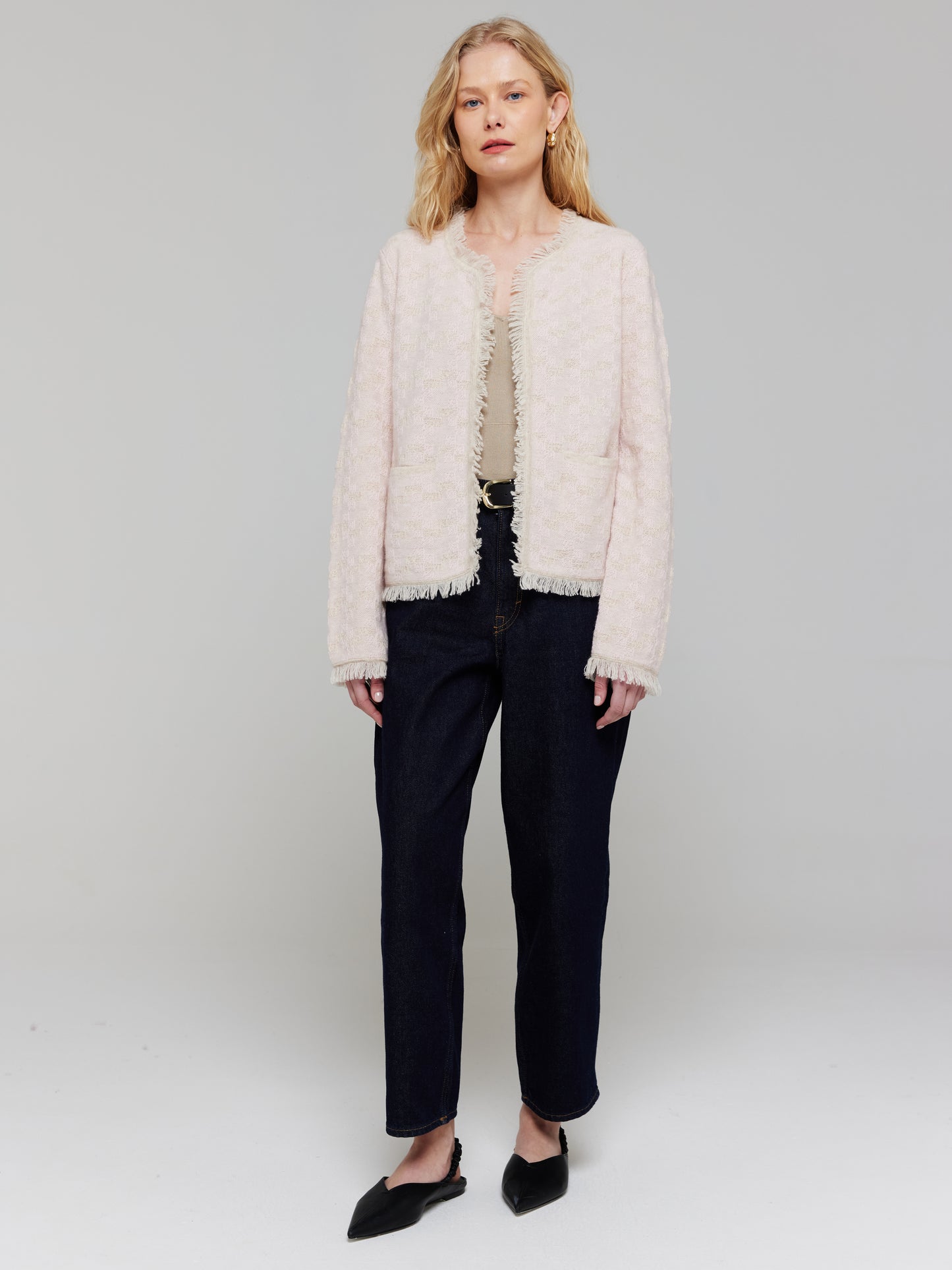 Gabriella Woven Cashmere Jacket