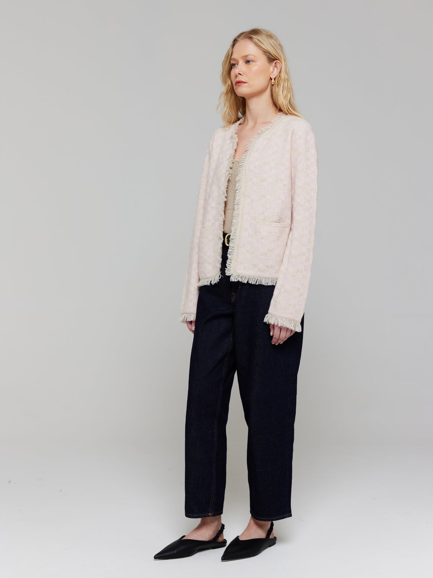 Gabriella Woven Cashmere Jacket