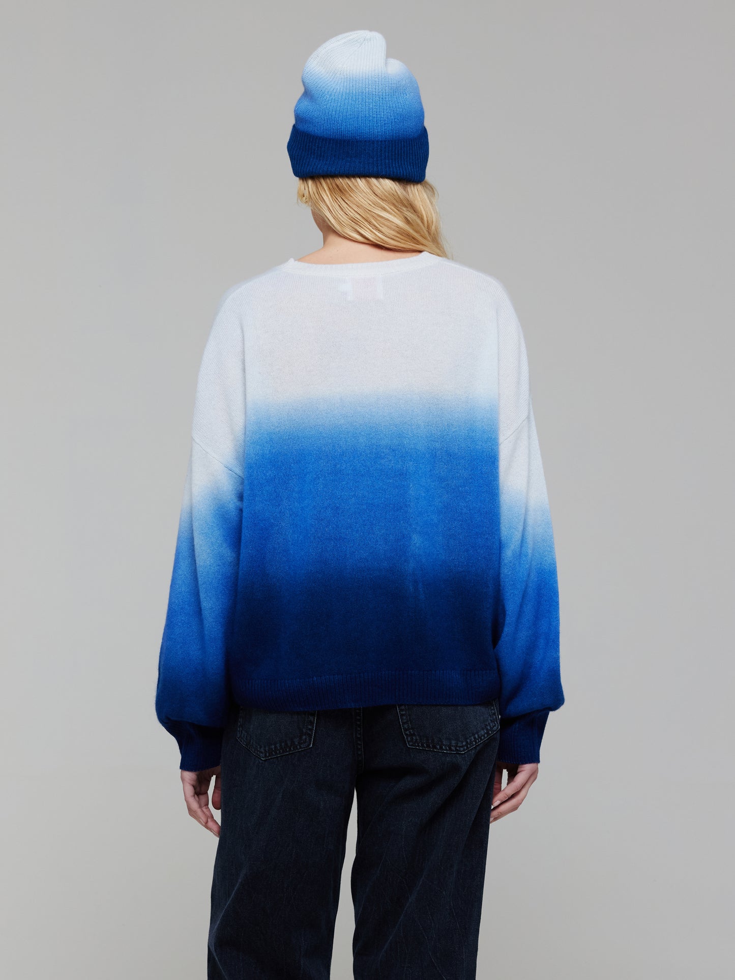 Olympia Ombre Cashmere Crew Neck