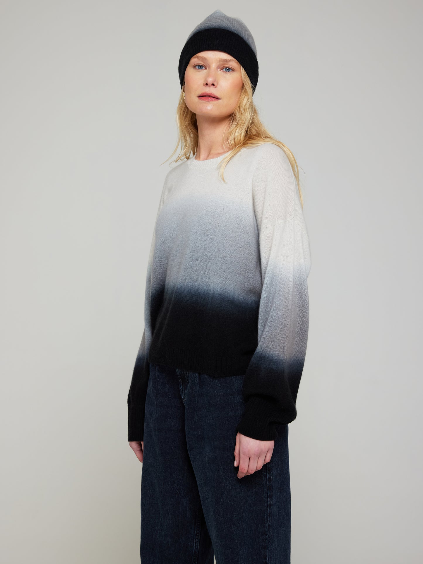 Olympia Ombre Cashmere Crew Neck