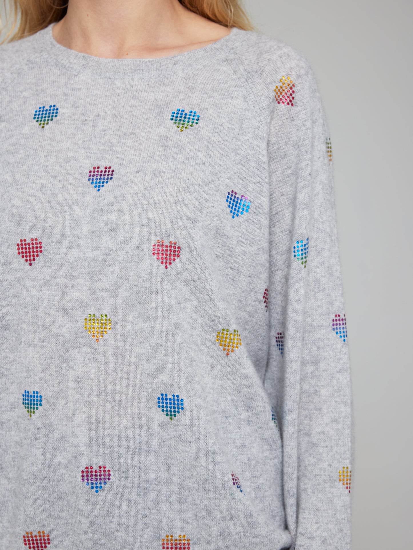 Foil Heart Jumper